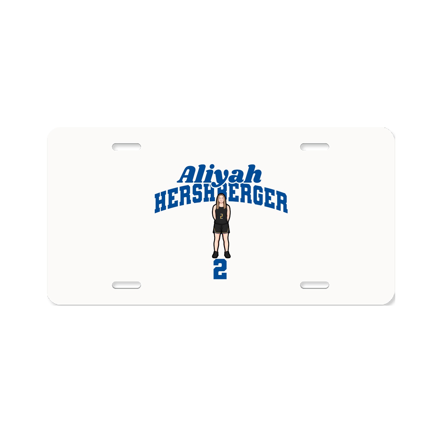 License Plate — Signature Arch in Classic