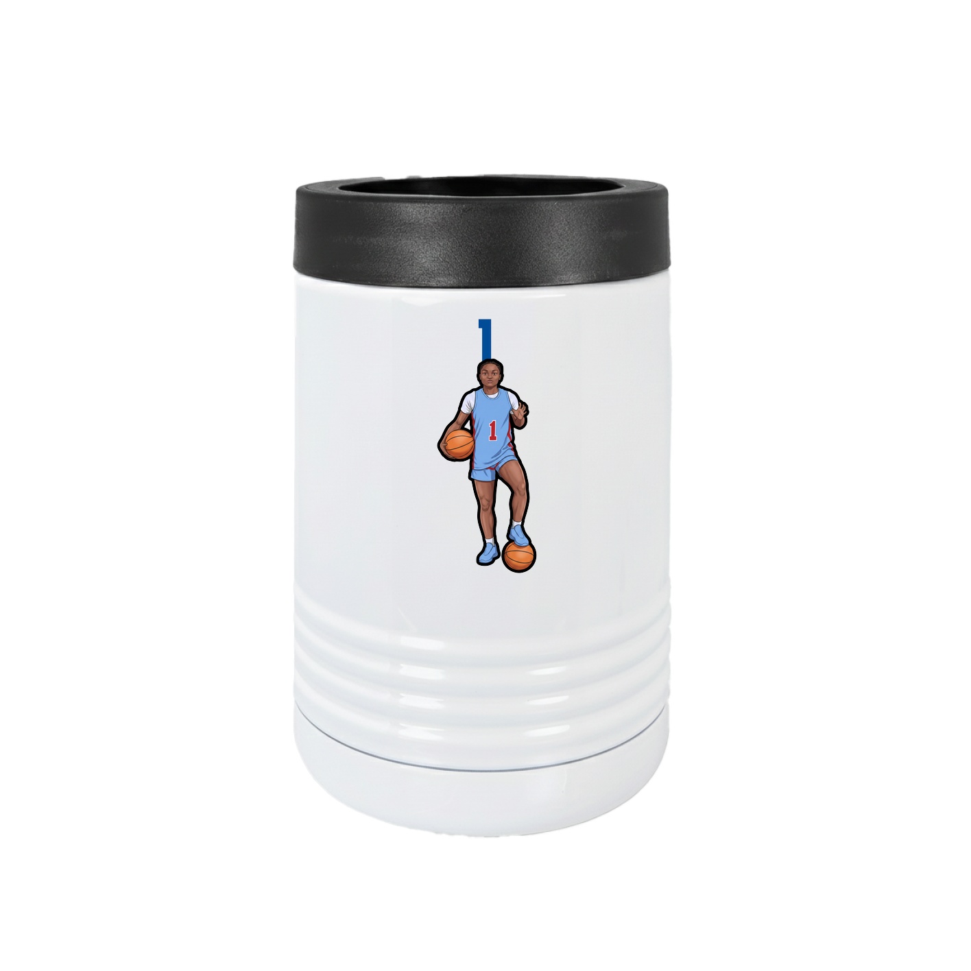 Beverage Holder — Number Top in White