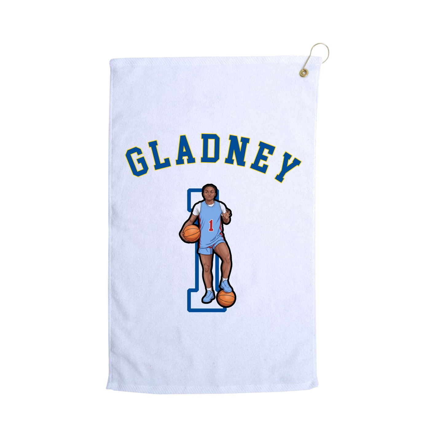 Golf Towel — Shirsey Arch in White