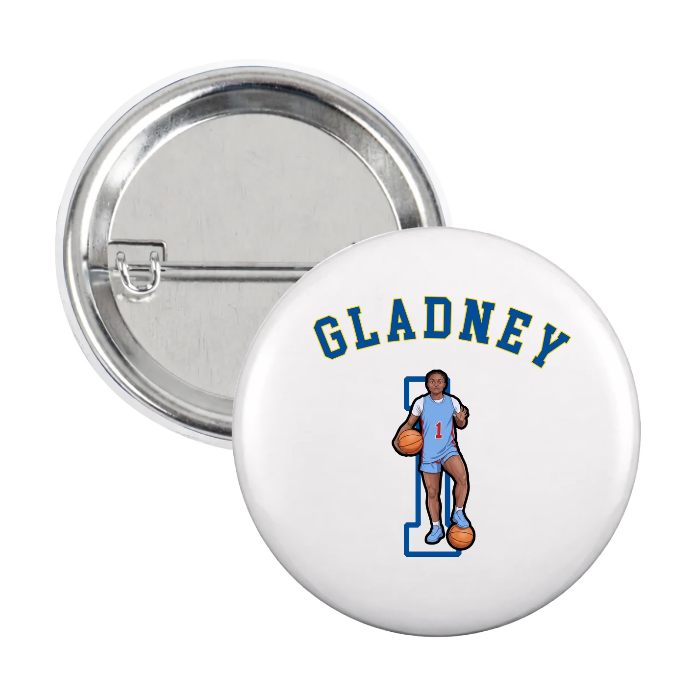 Game Day Button — Shirsey Arch in White