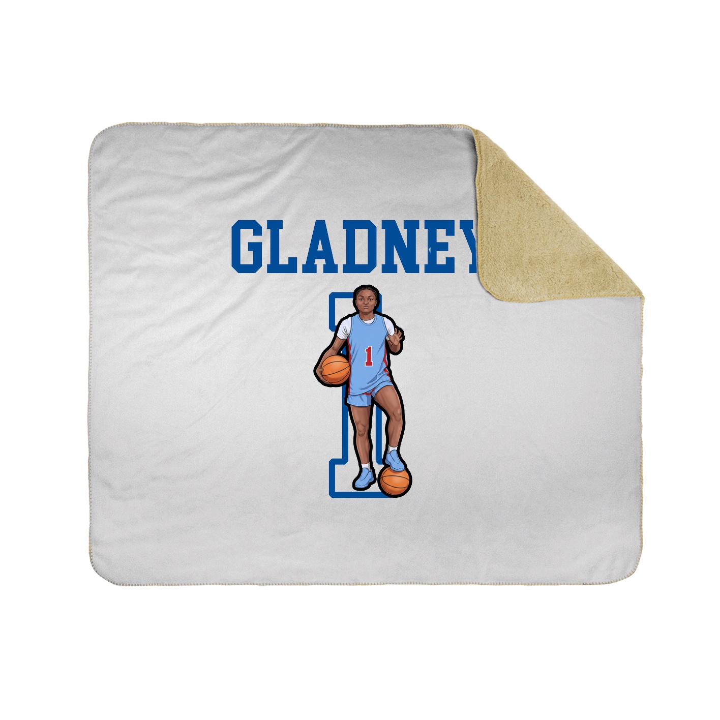 Throw Blanket — Shirsey in White