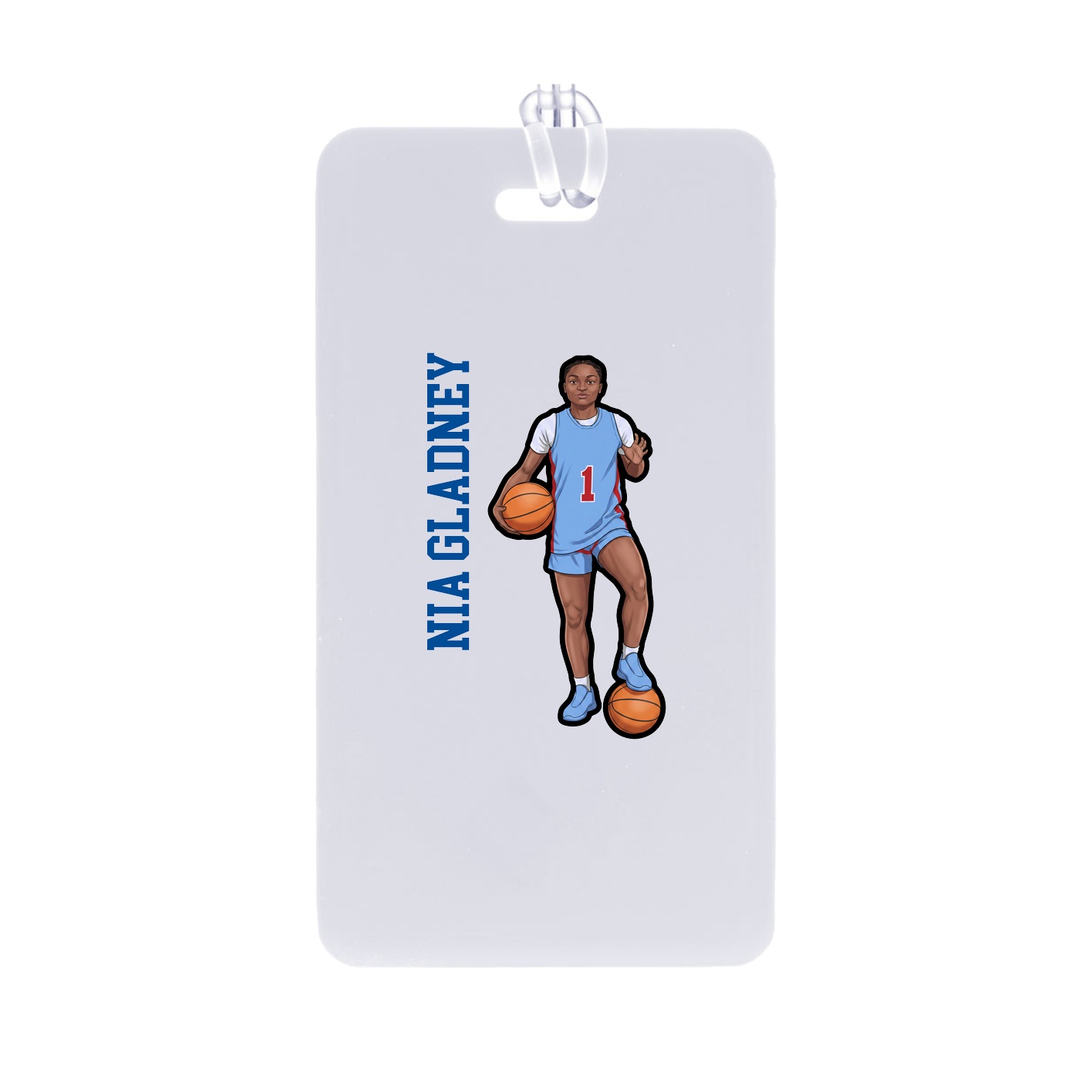 Bag Tag — Name Vertical in Classic