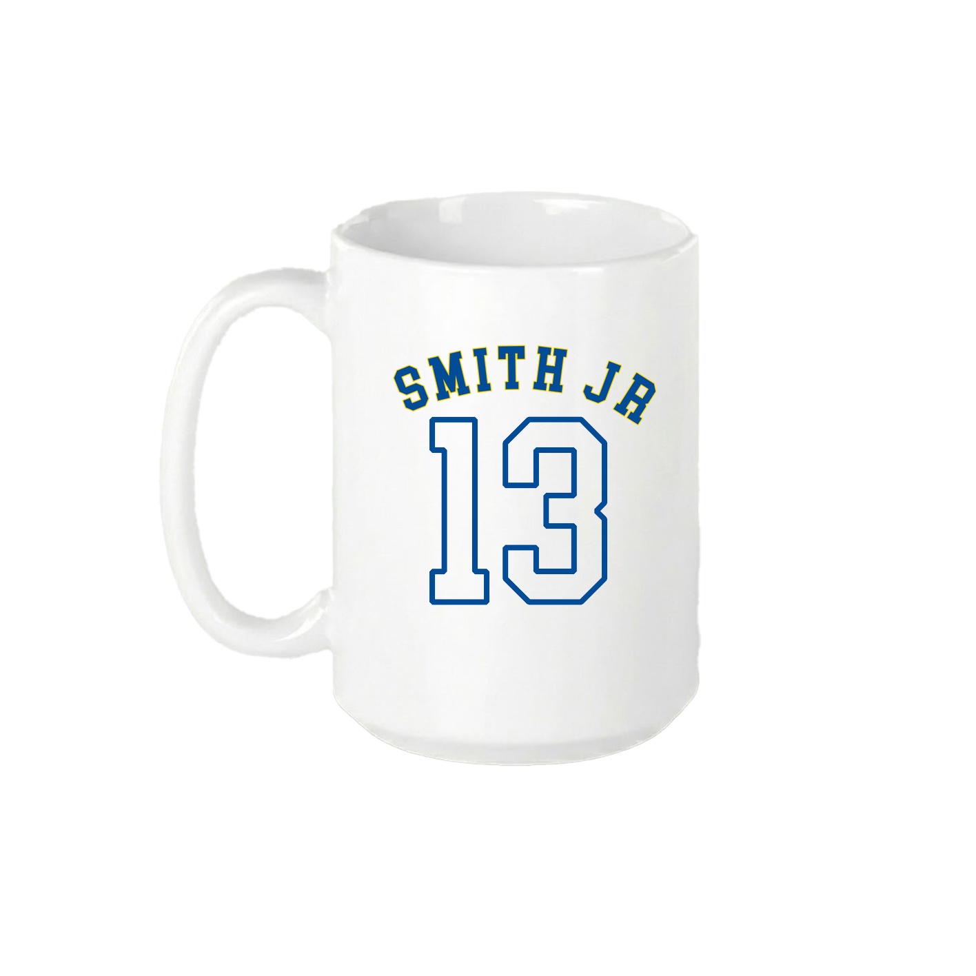 15oz Coffee Mug — Shirsey Arch in White