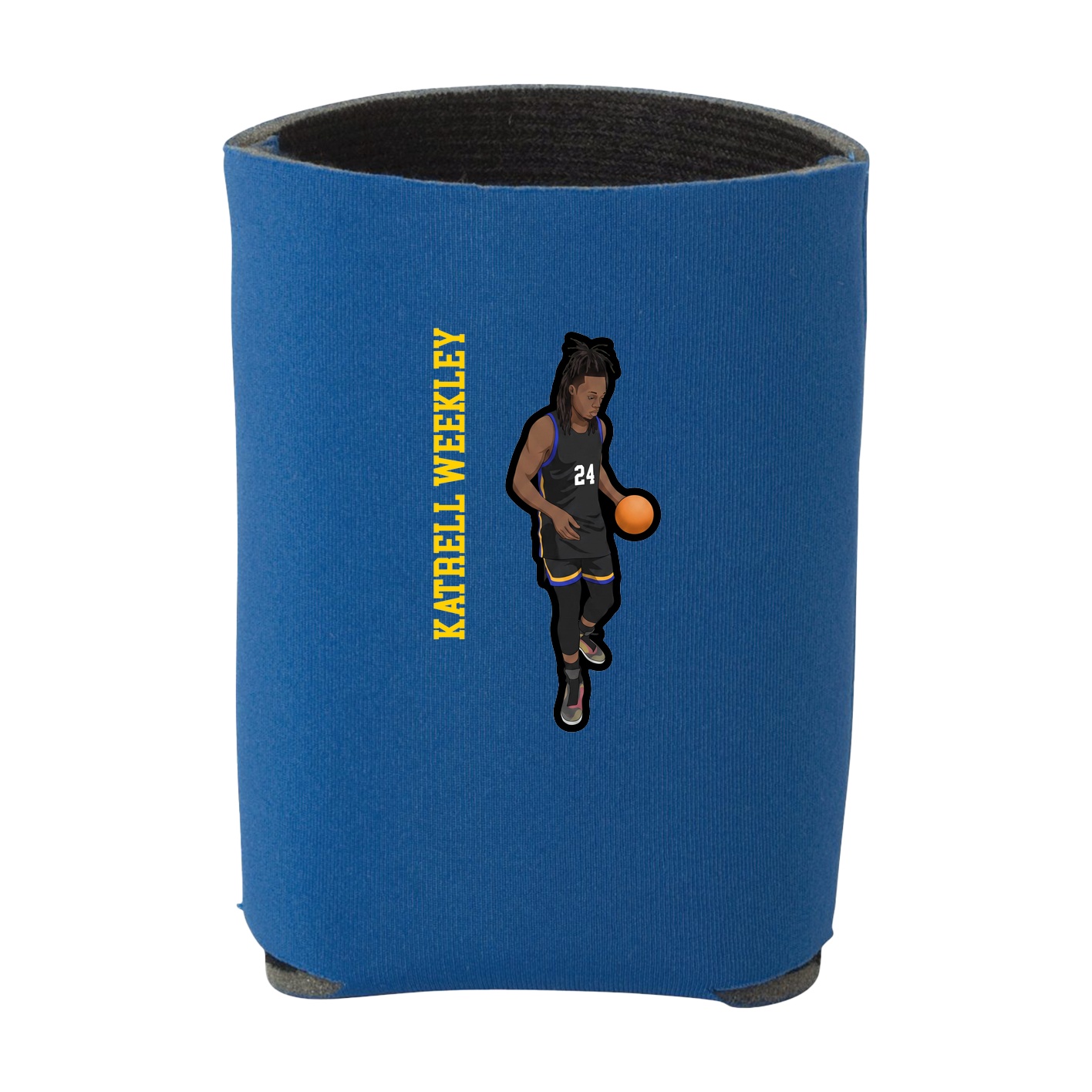 Can Holder — Name Vertical in Royal
