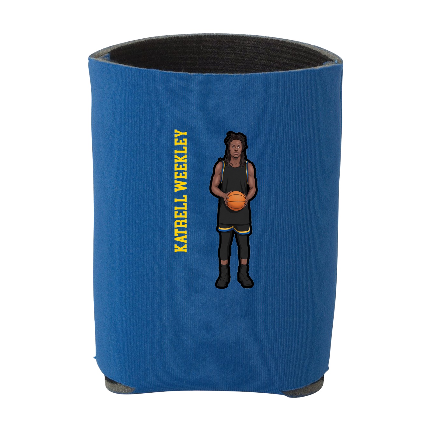 Can Holder — Name Vertical in Royal