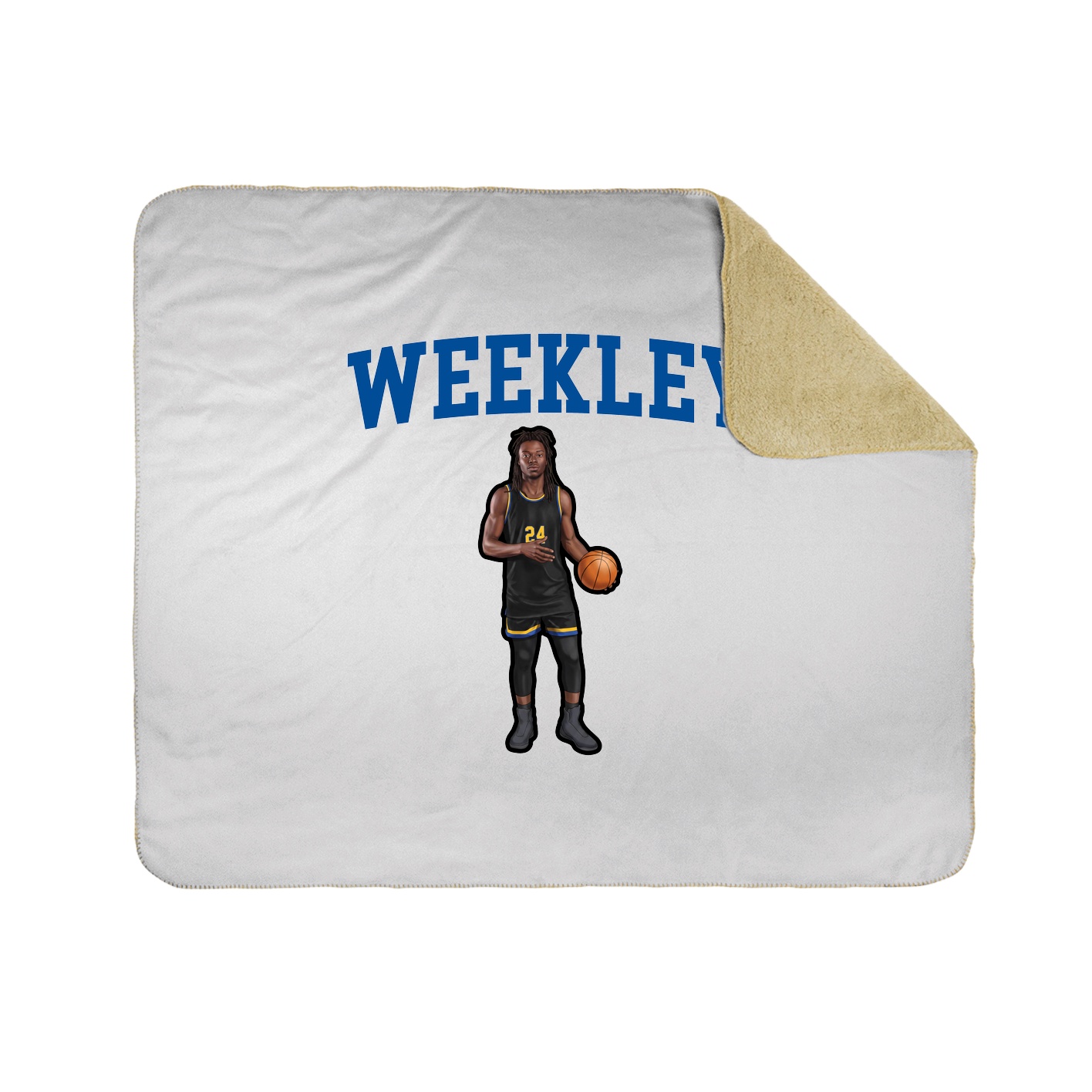 Throw Blanket — Shirsey in White