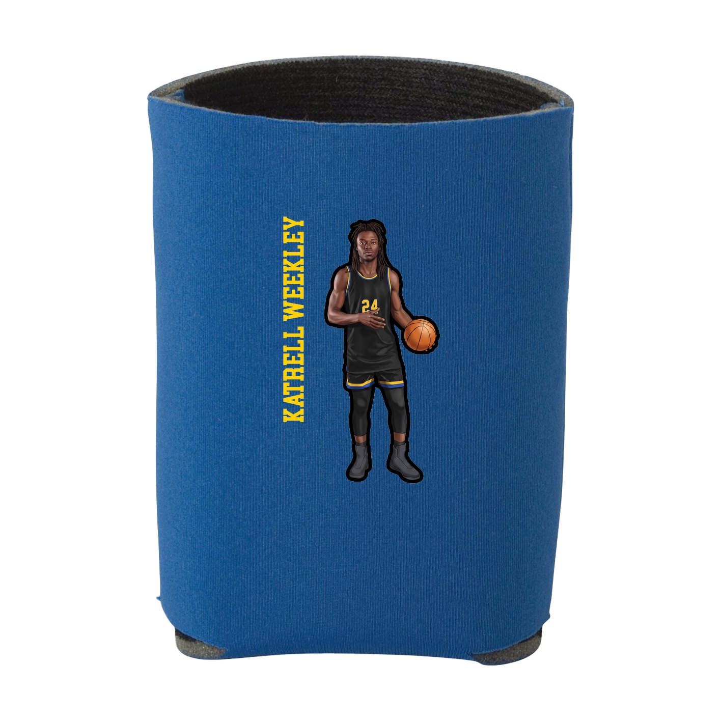 Can Holder — Name Vertical in Royal