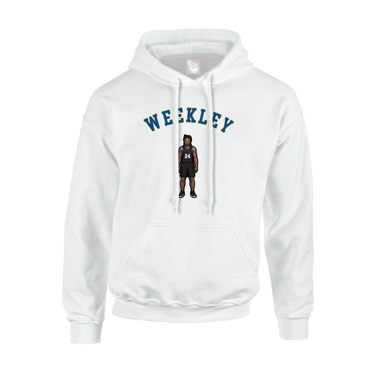 Youth Hoodie — Shirsey Arch in White