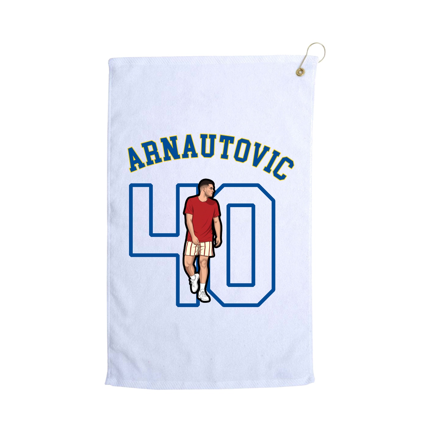 Golf Towel — Shirsey Arch in White