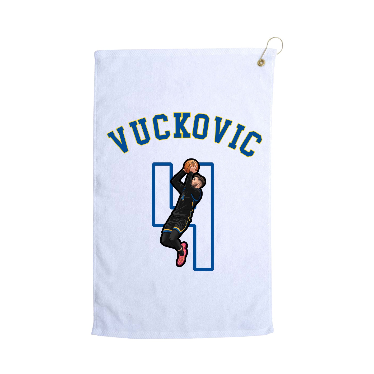 Golf Towel — Shirsey Arch in White