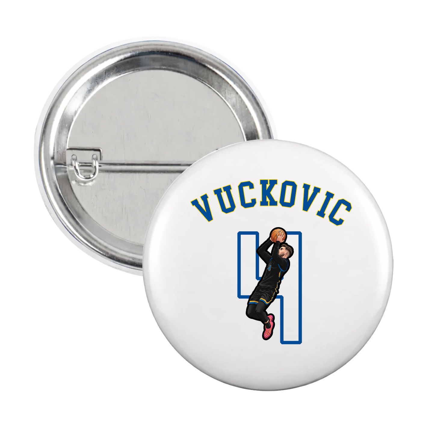 Game Day Button — Shirsey Arch in White