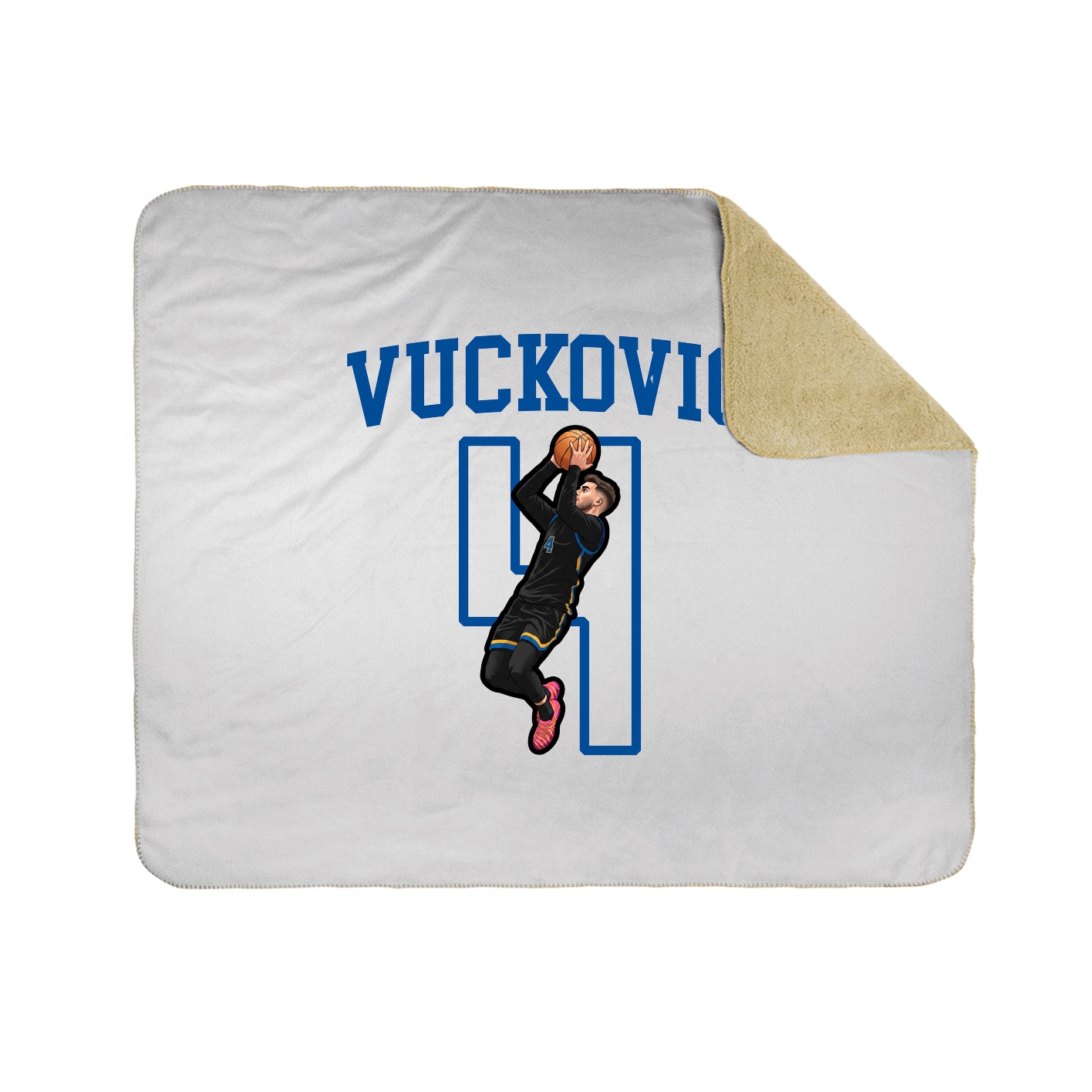 50x60 Sherpa Lined Throw Blanket