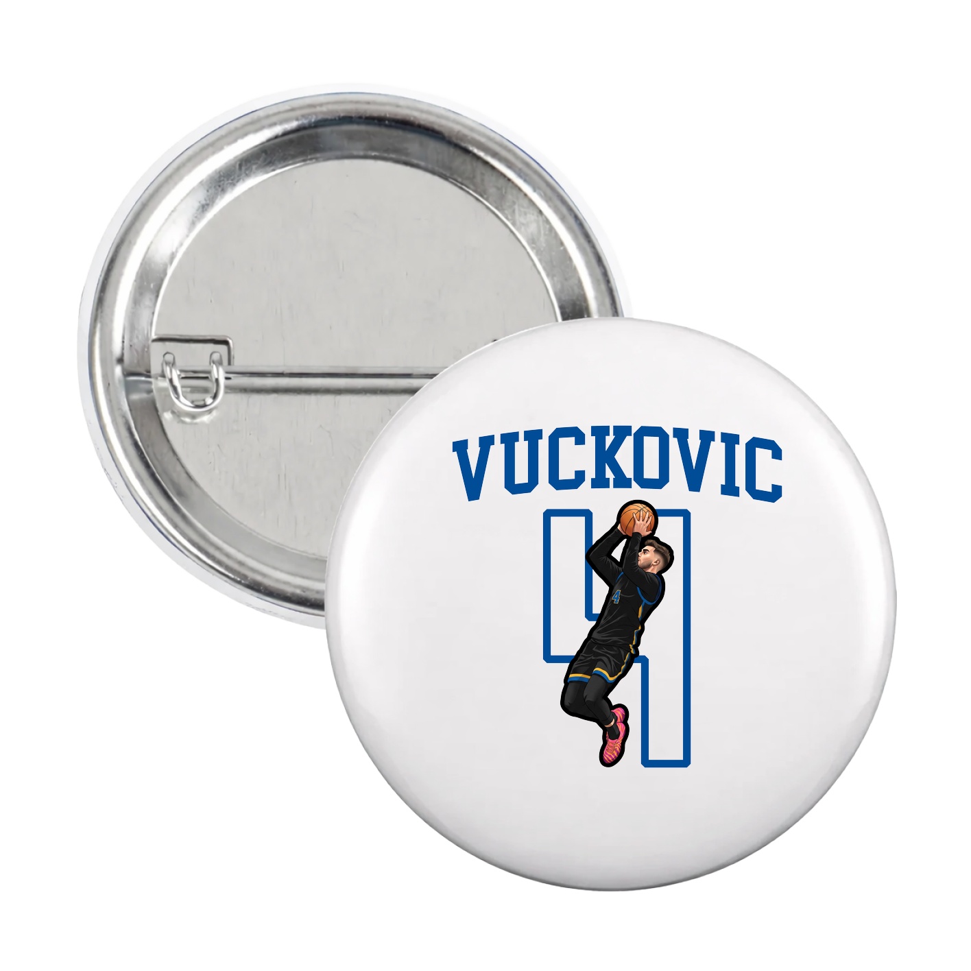 Game Day Button — Shirsey in White