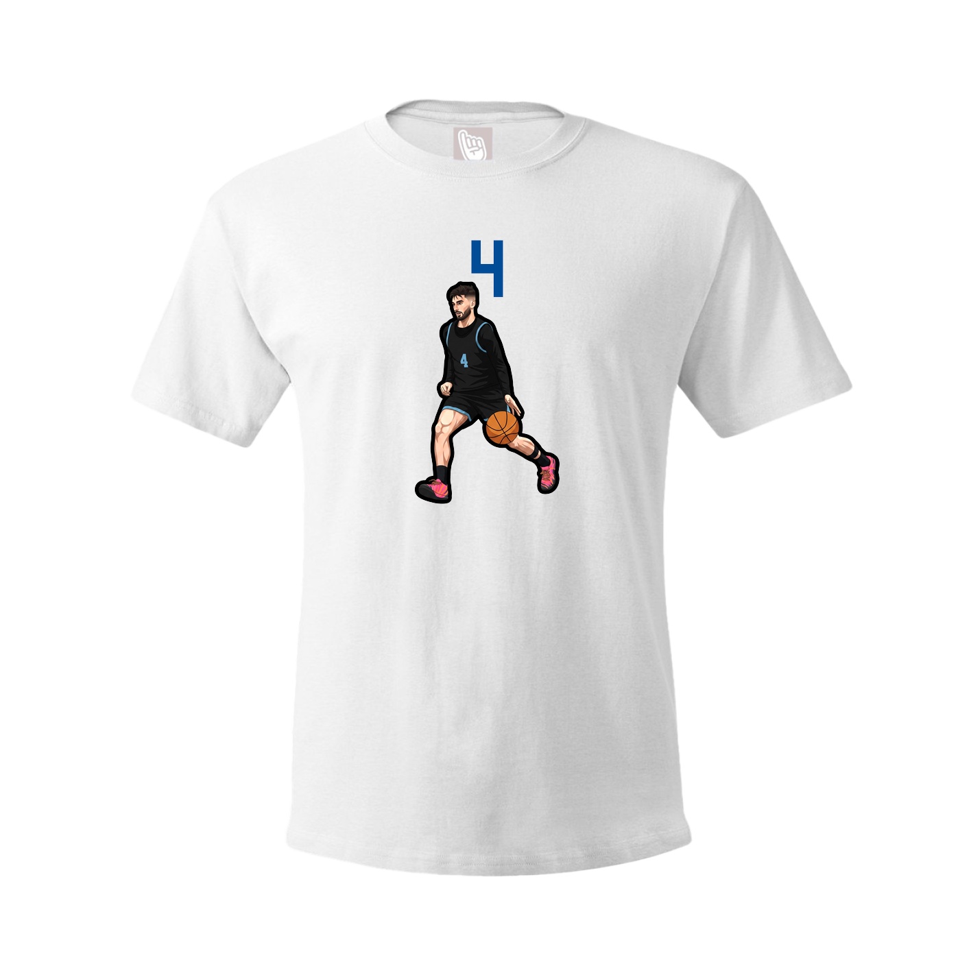 Tee — Number Top in White