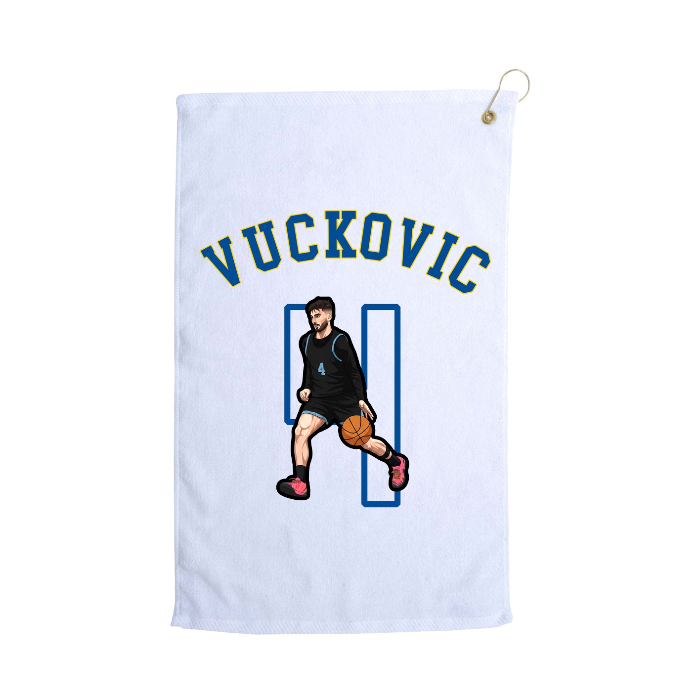 Golf Towel — Shirsey Arch in White