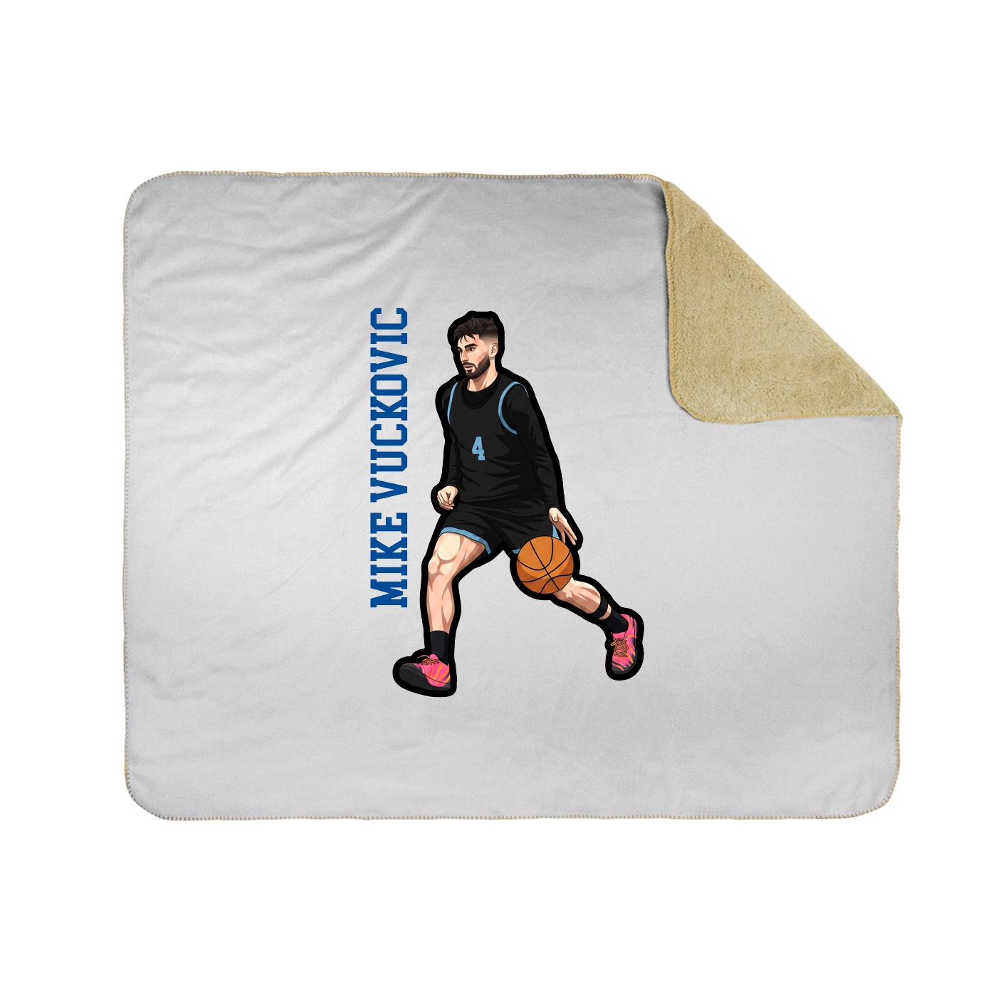 50x60 Sherpa Lined Throw Blanket