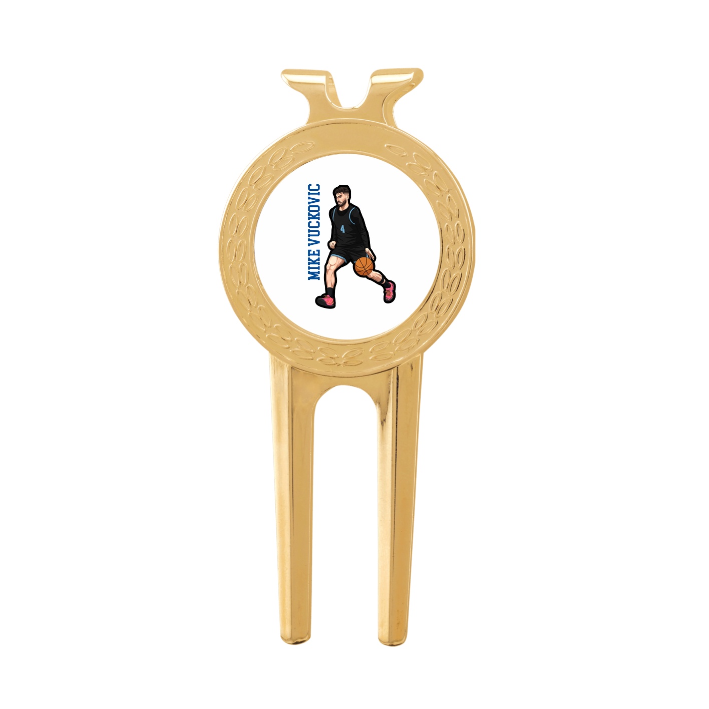 Divot Tool with Ball Marker — Name Vertical in Classic