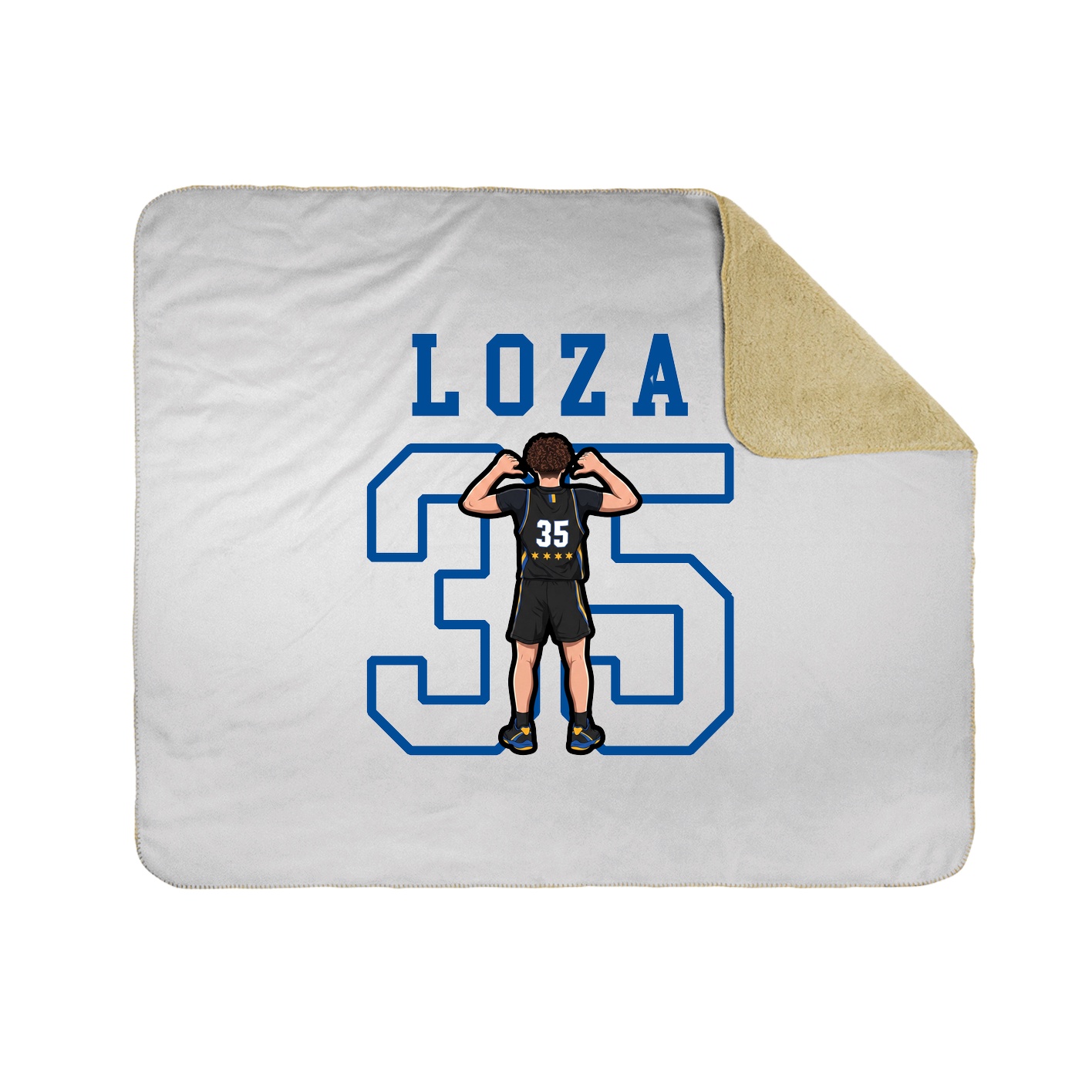 Throw Blanket — Shirsey in White