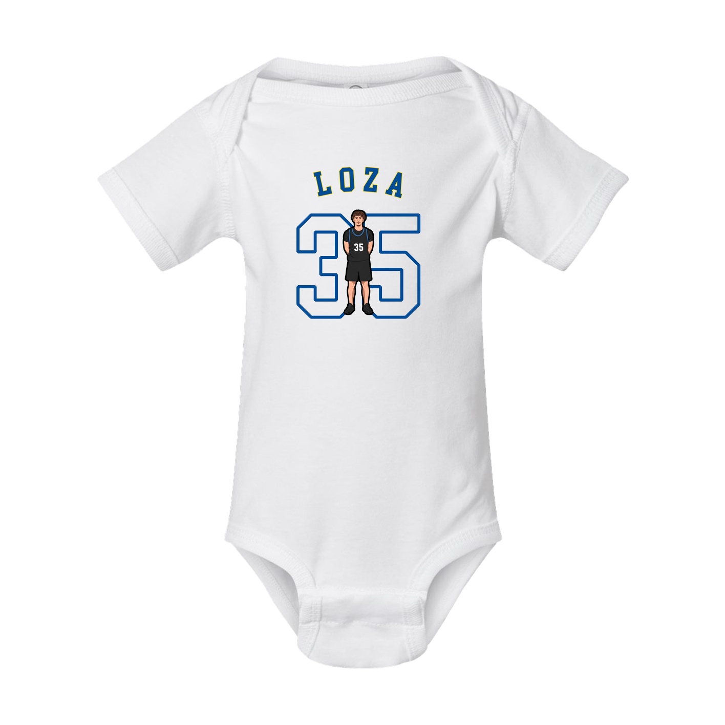 Baby Onesie — Shirsey Arch in White