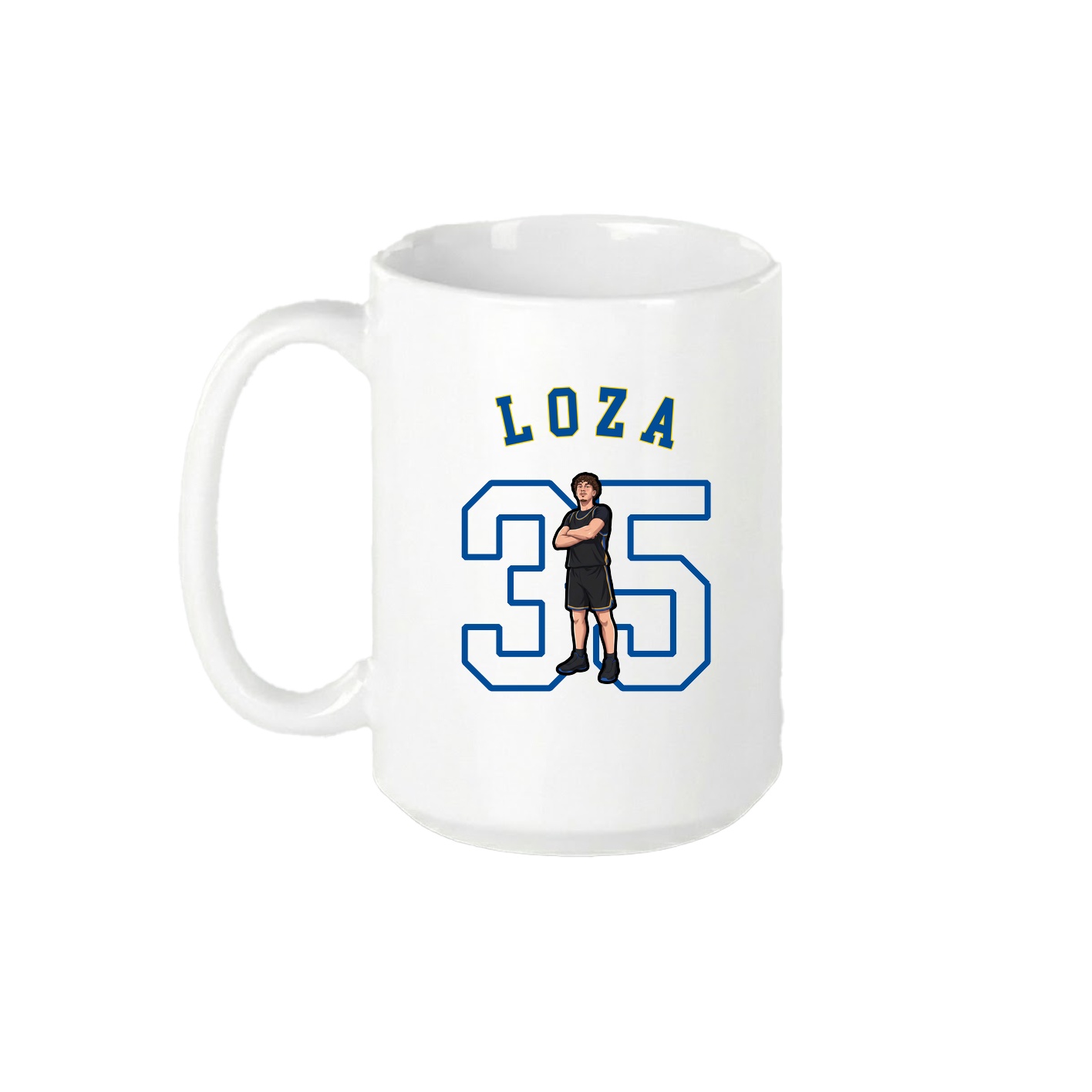 15oz Coffee Mug — Shirsey Arch in White