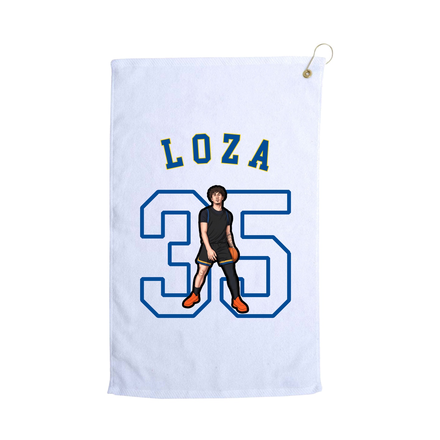 Golf Towel — Shirsey Arch in White