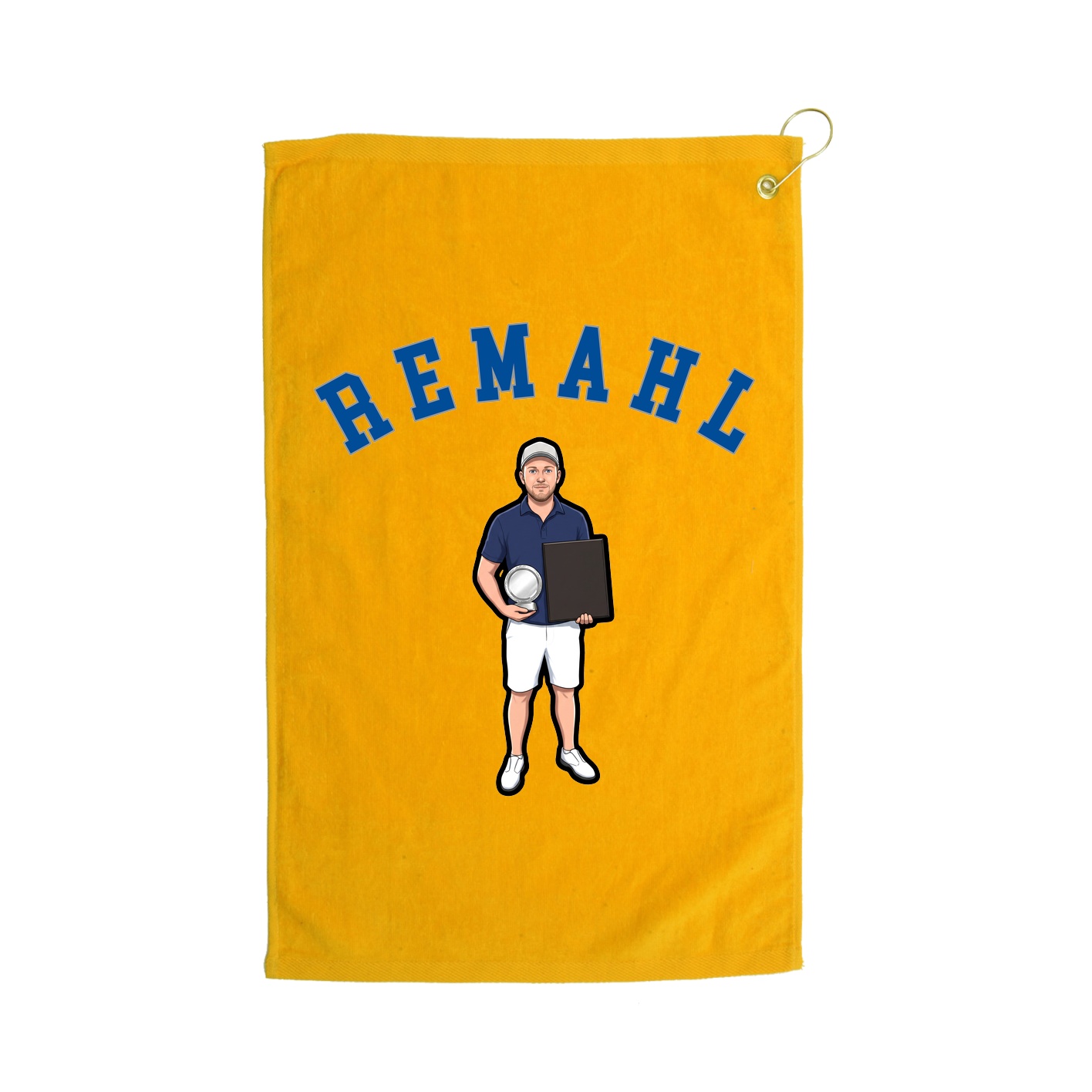 Golf Towel — Classic in Gold