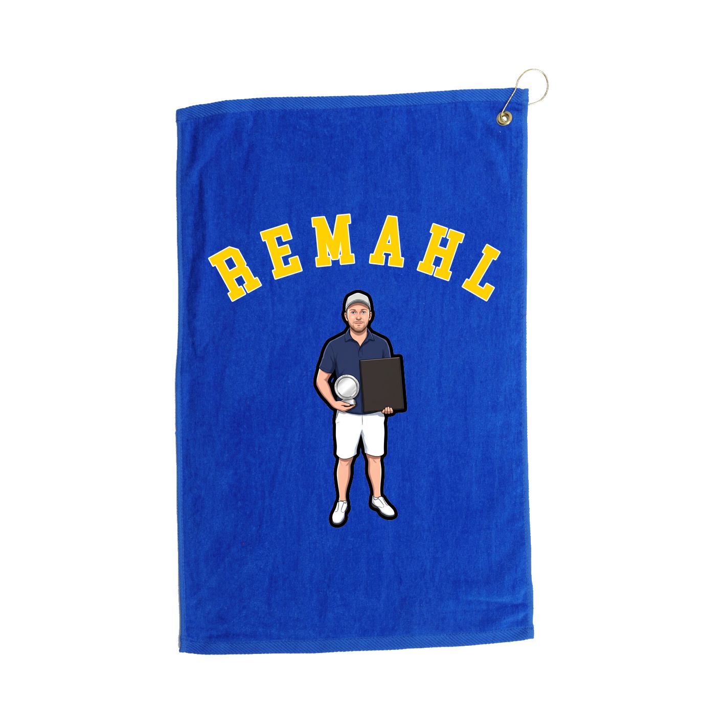 Golf Towel — Classic in Royal