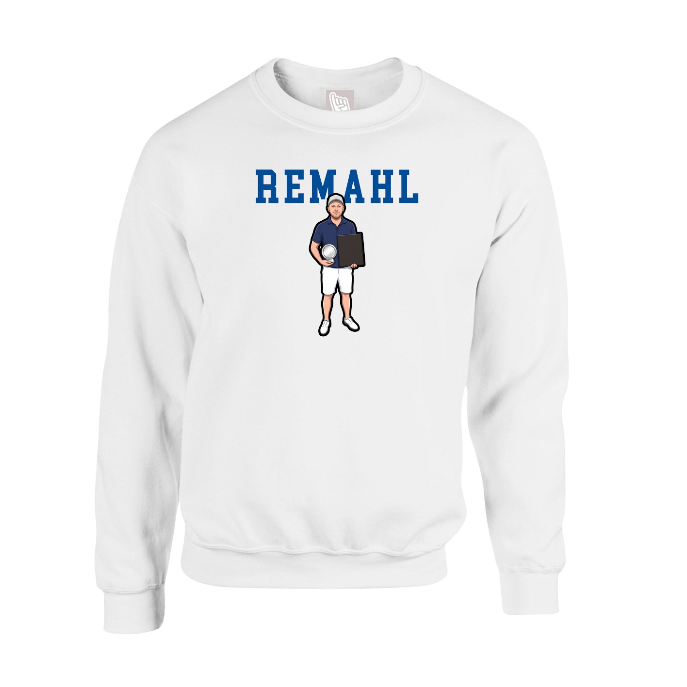 Fleece Crew — Classic in White