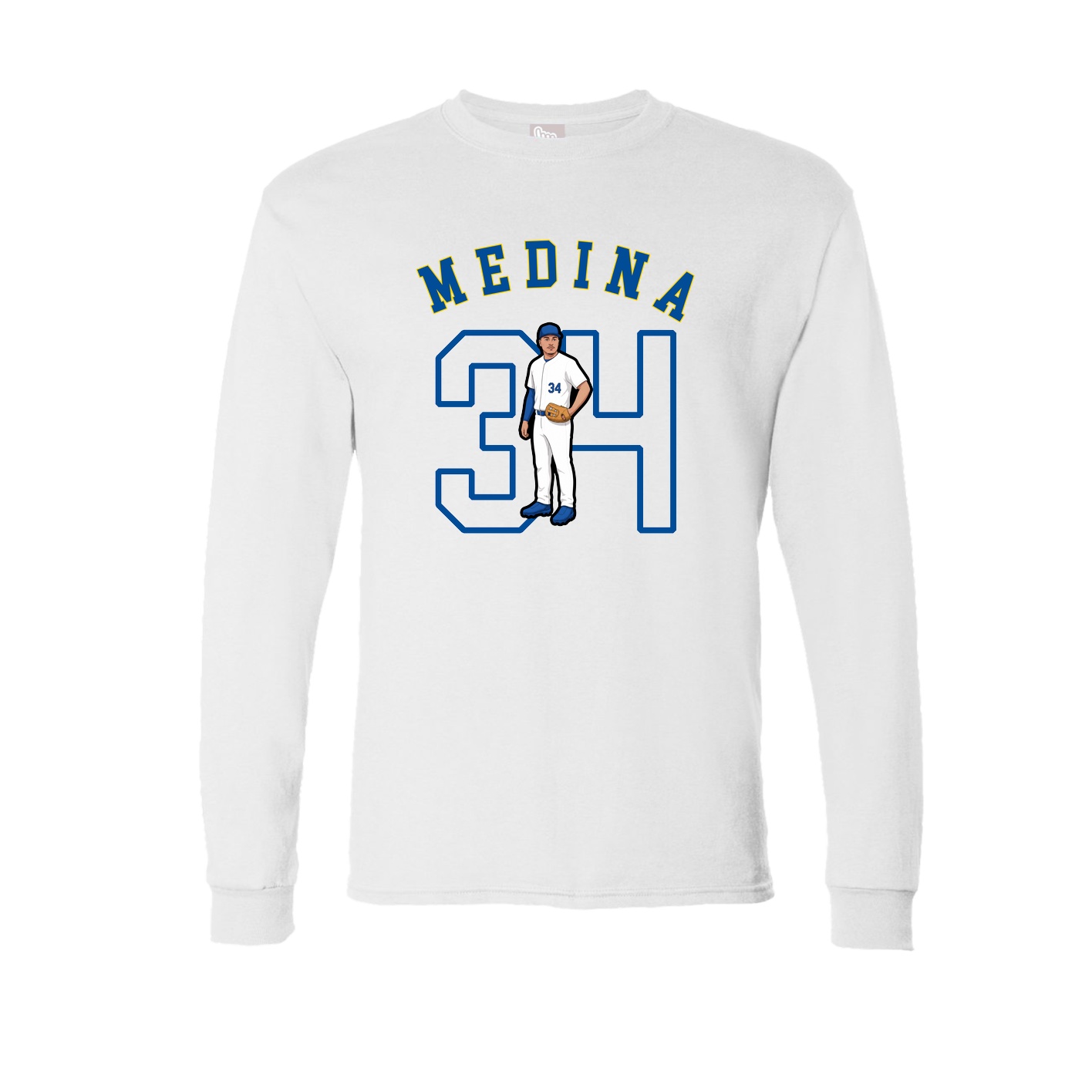 Long Sleeve Tee — Shirsey Arch in White
