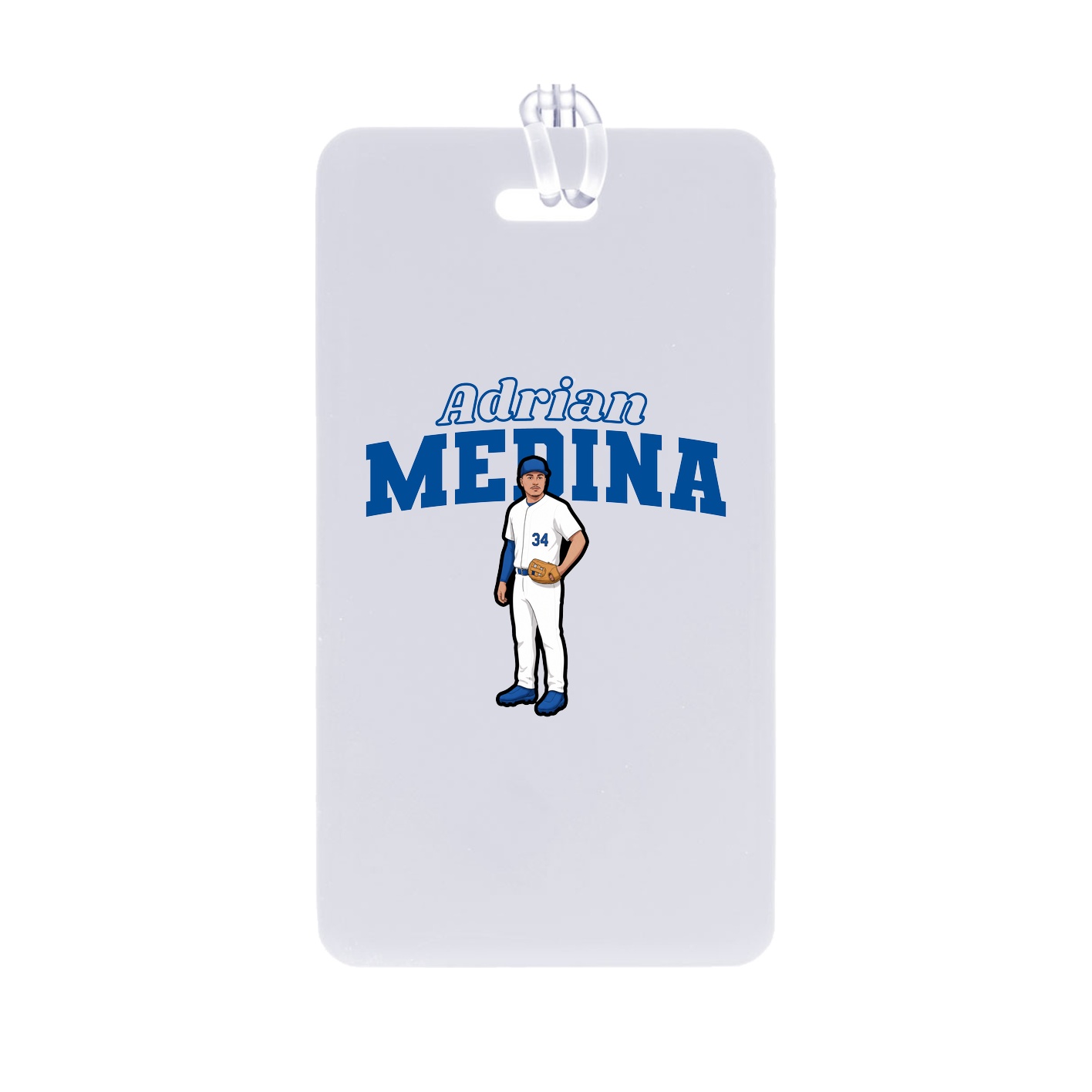 Bag Tag — Name Arch in Classic