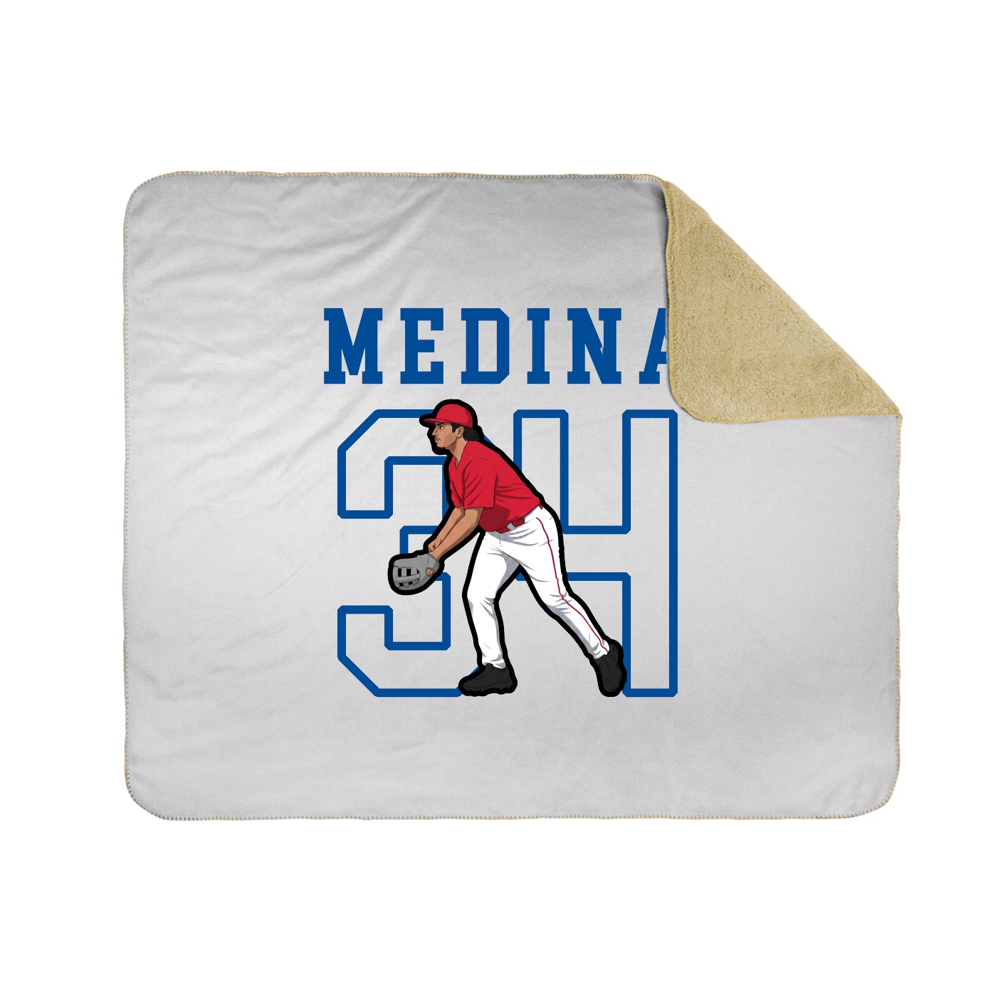 Throw Blanket — Shirsey in White