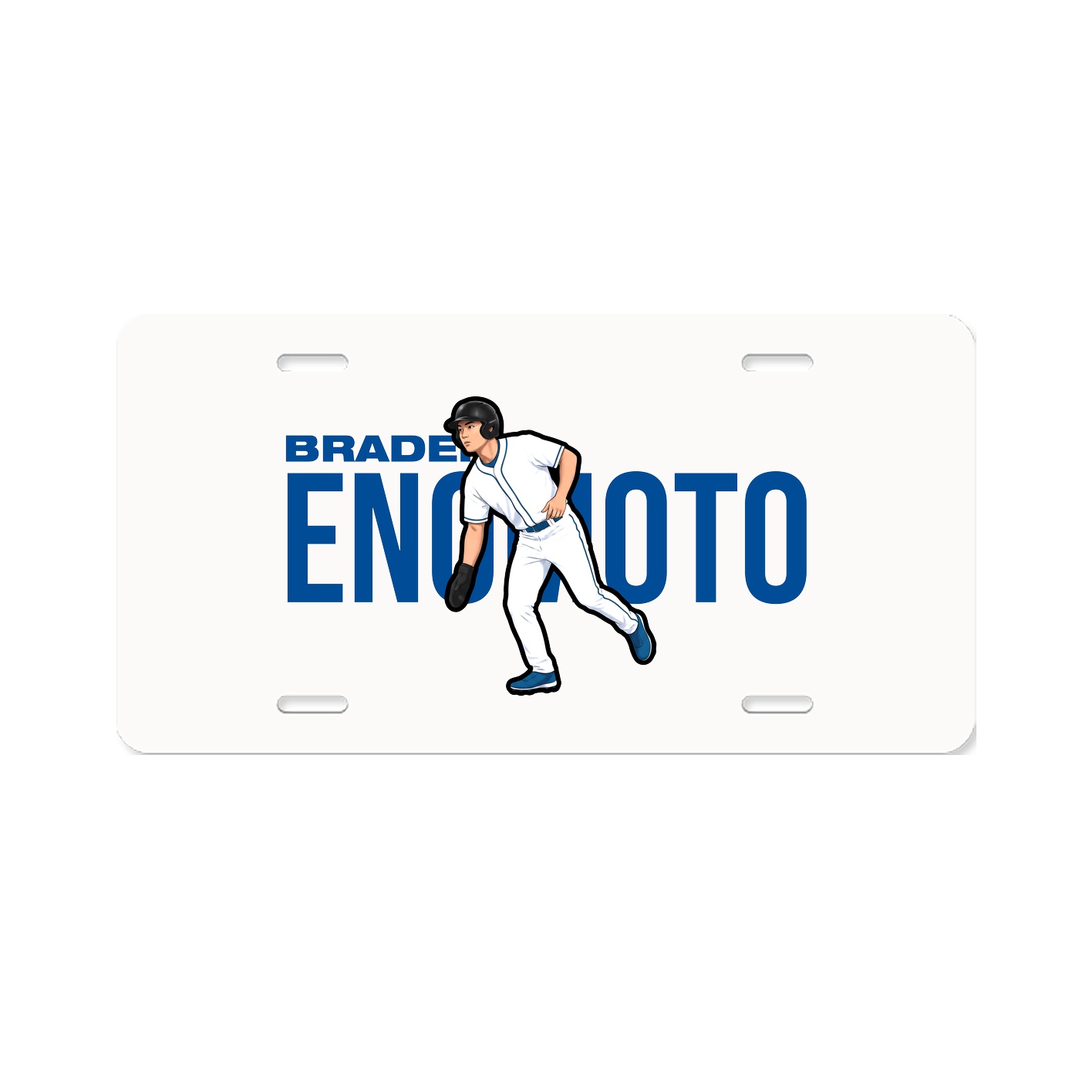 License Plate — Player Name in Classic