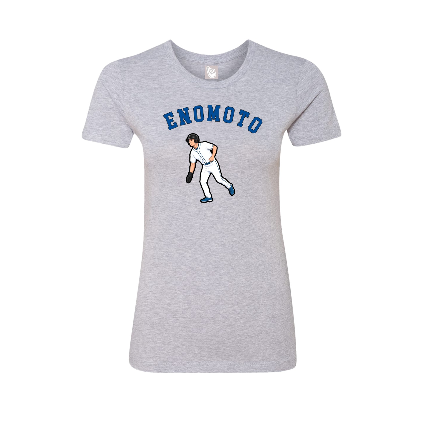 Fitted Women's Tee — Shirsey Arch in Grey