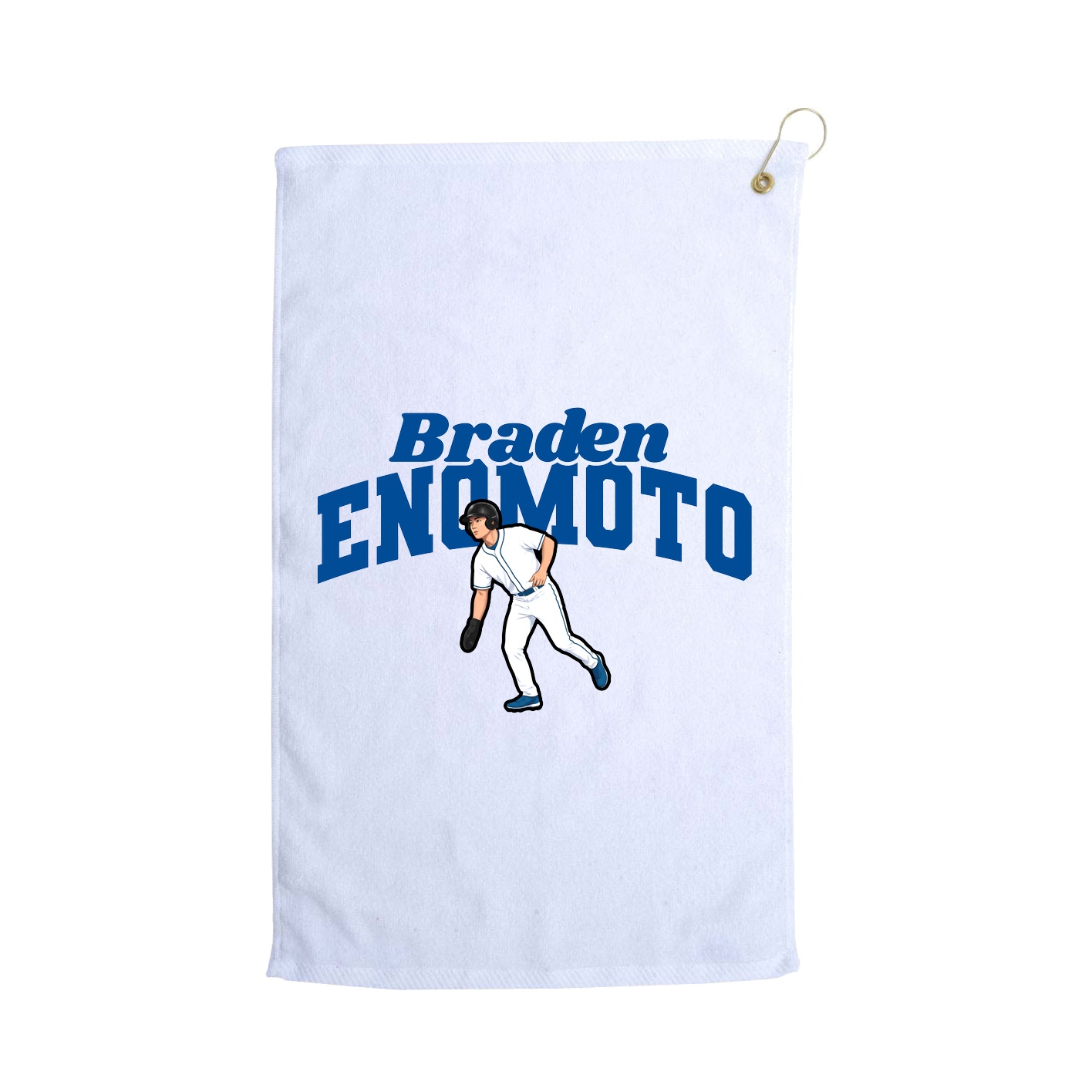 Golf Towel — Signature Arch in White