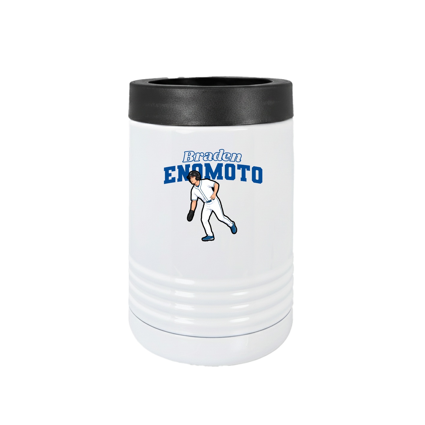 Beverage Holder — Name Arch in White