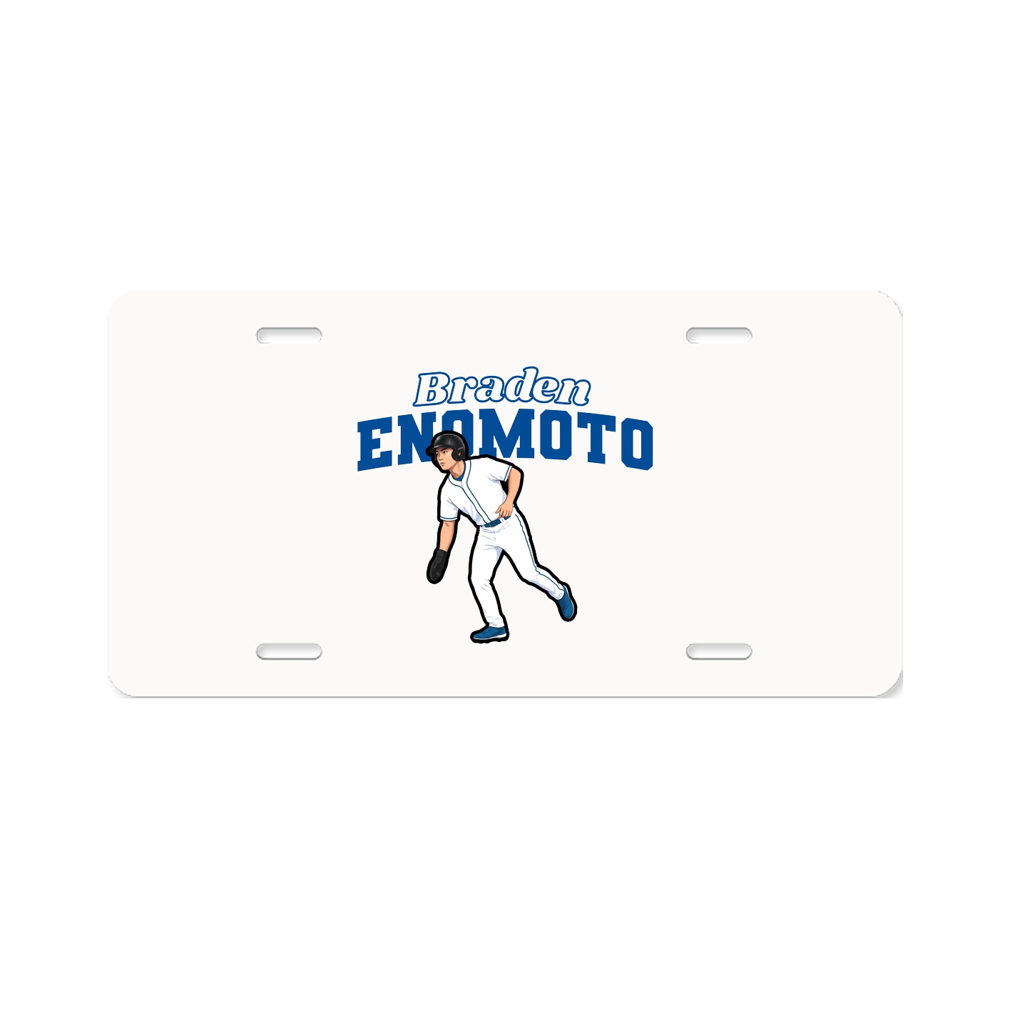License Plate — Name Arch in Classic
