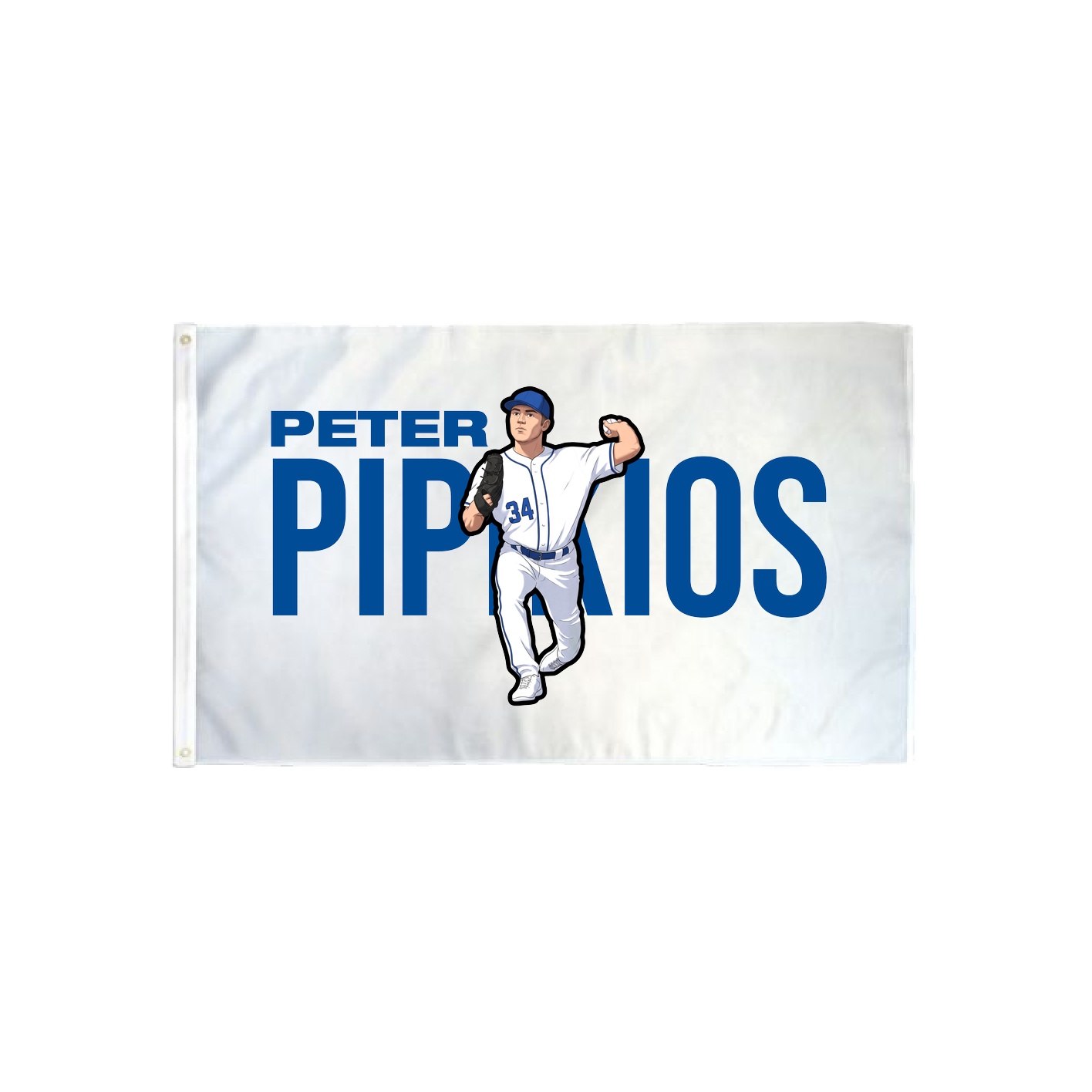 3x5 Flag — Player Name in Classic