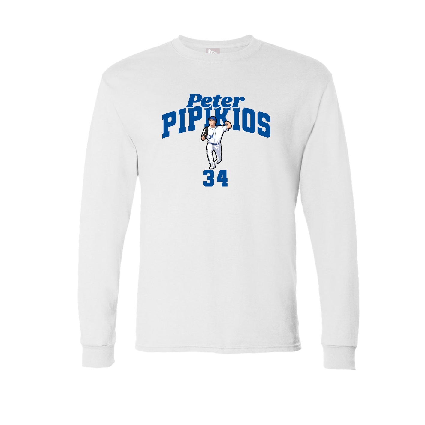 Long Sleeve Tee — Signature Arch in White