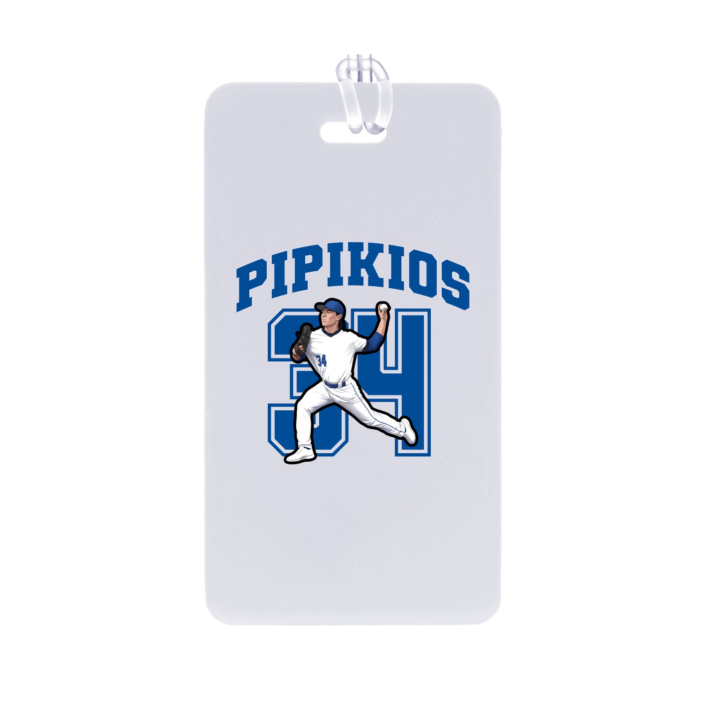 Bag Tag — Number in Classic