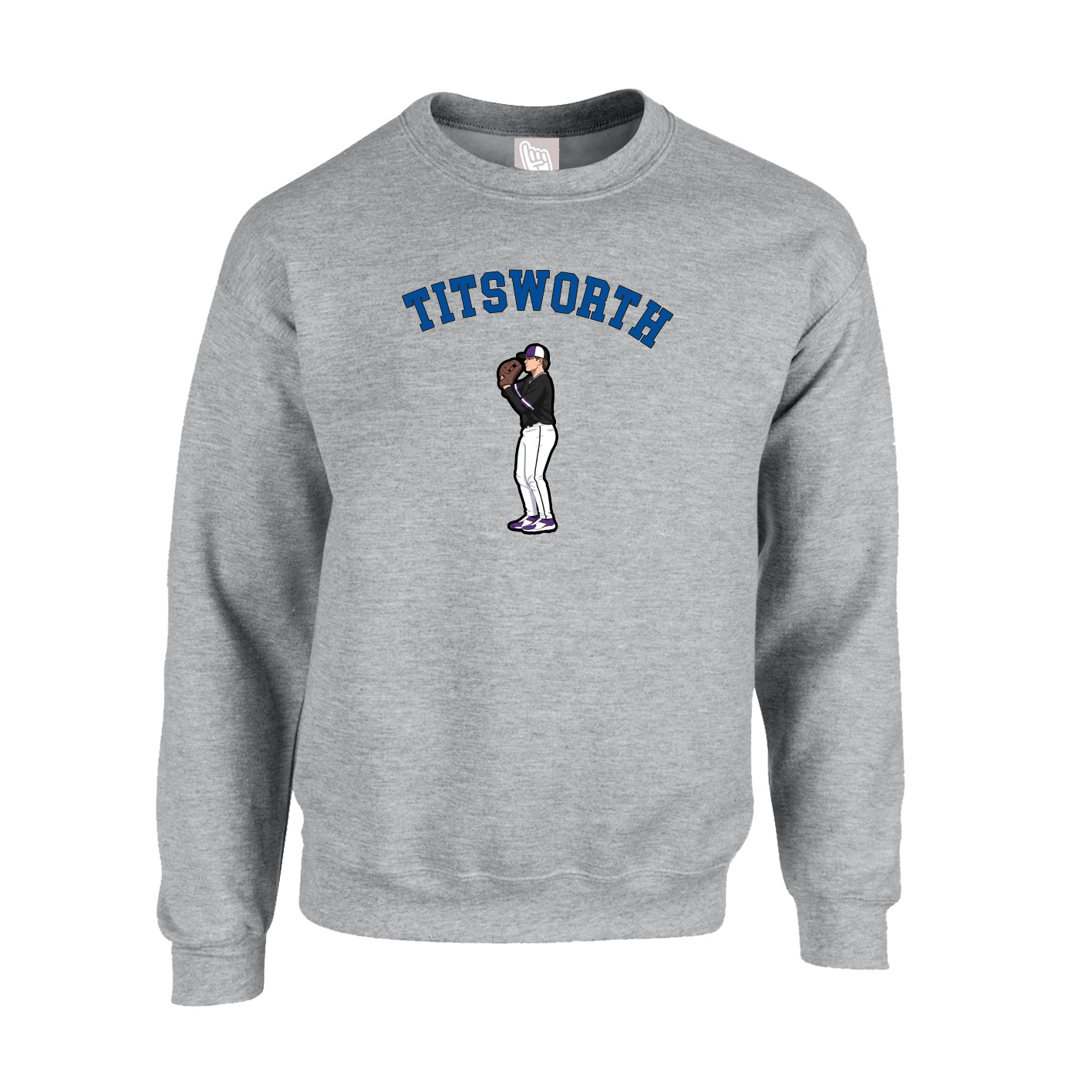 Fleece Crew — Shirsey Arch in Grey