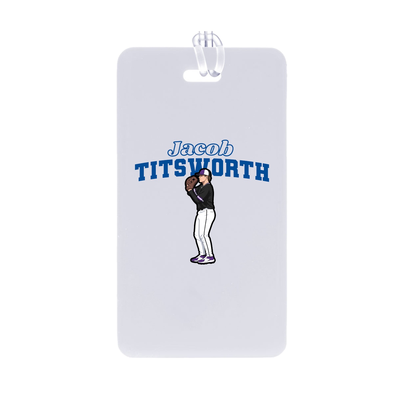 Bag Tag — Name Arch in Classic
