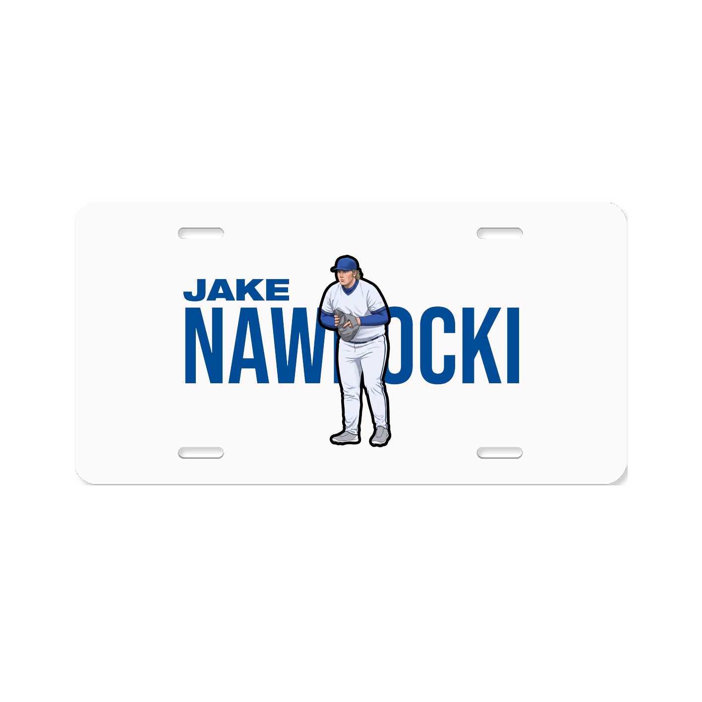 License Plate — Player Name in Classic