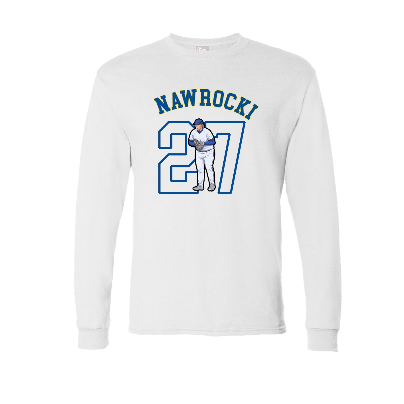 Long Sleeve Tee — Shirsey Arch in White