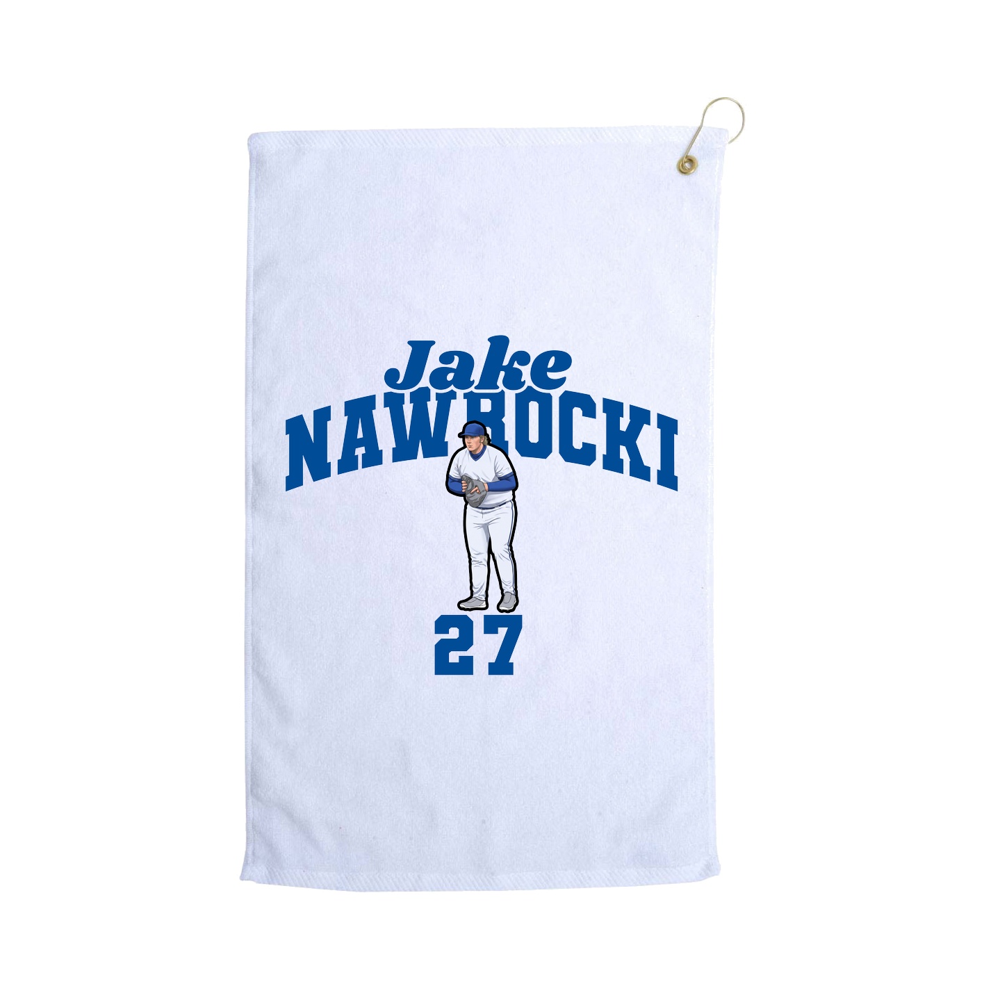 Golf Towel — Signature Arch in White