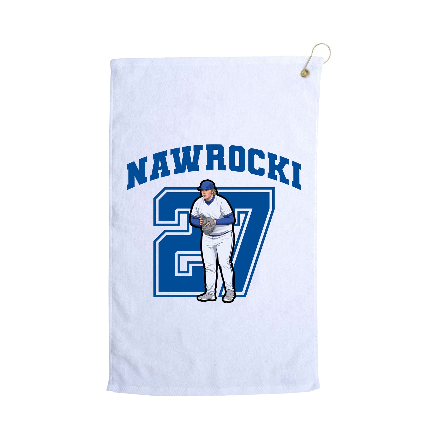 Golf Towel — Number in White