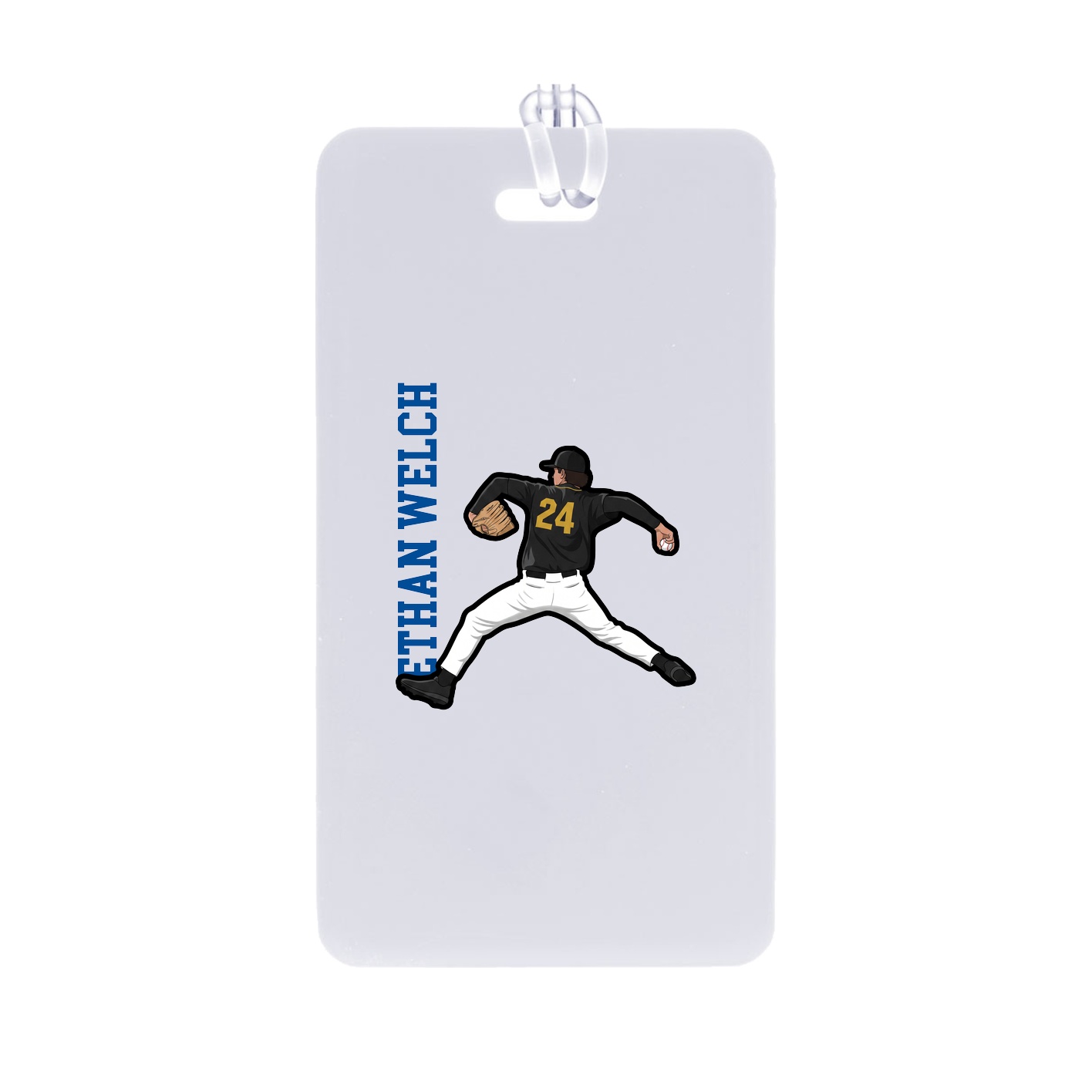 Bag Tag — Name Vertical in Classic
