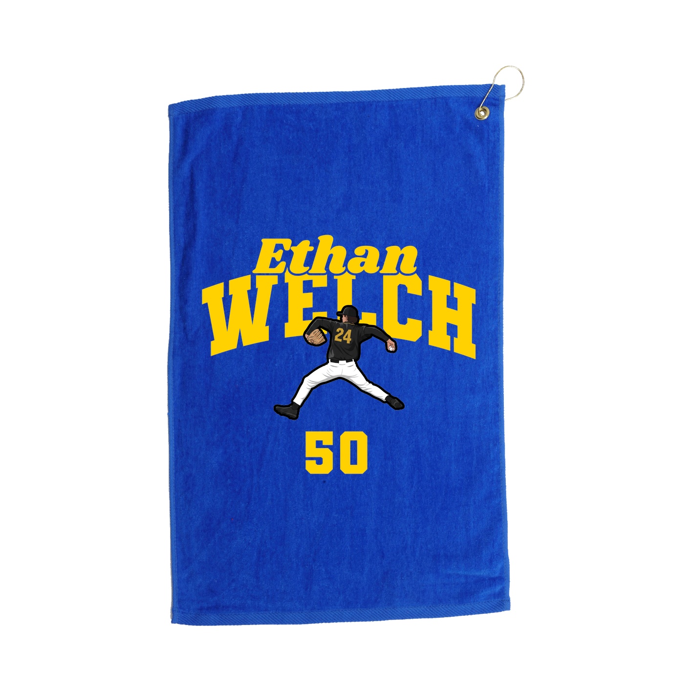 Golf Towel — Signature Arch in Royal