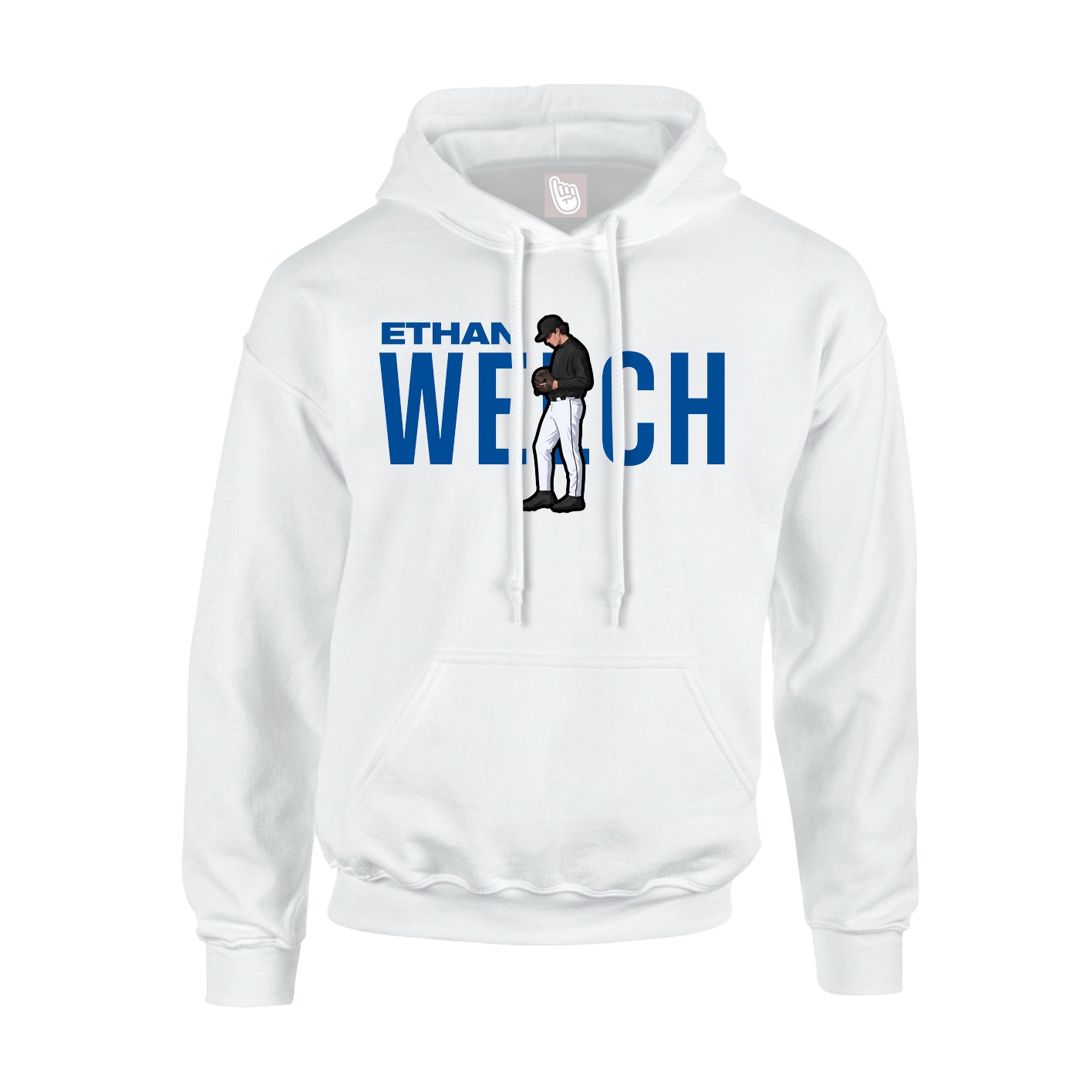 Hoodie — Player Name in White