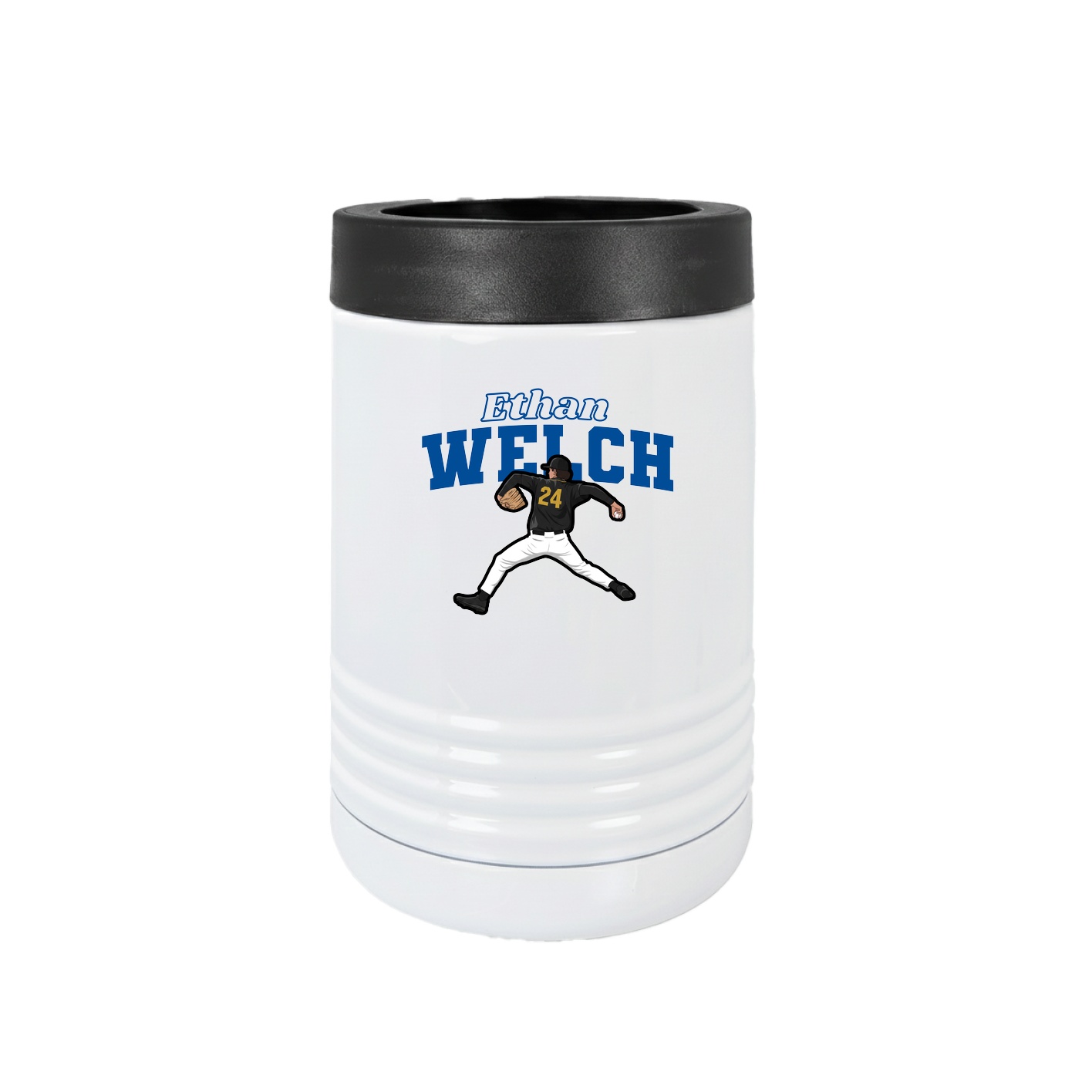 Beverage Holder — Name Arch in White