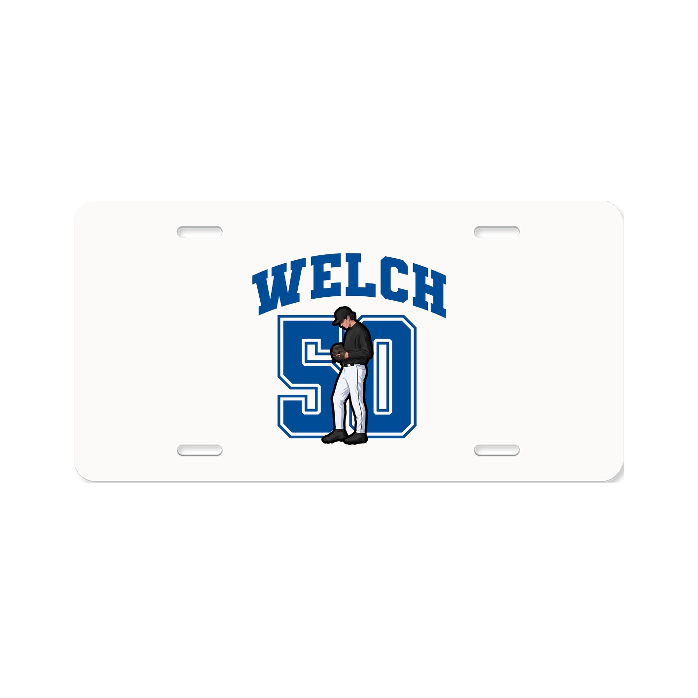 License Plate — Number in Classic